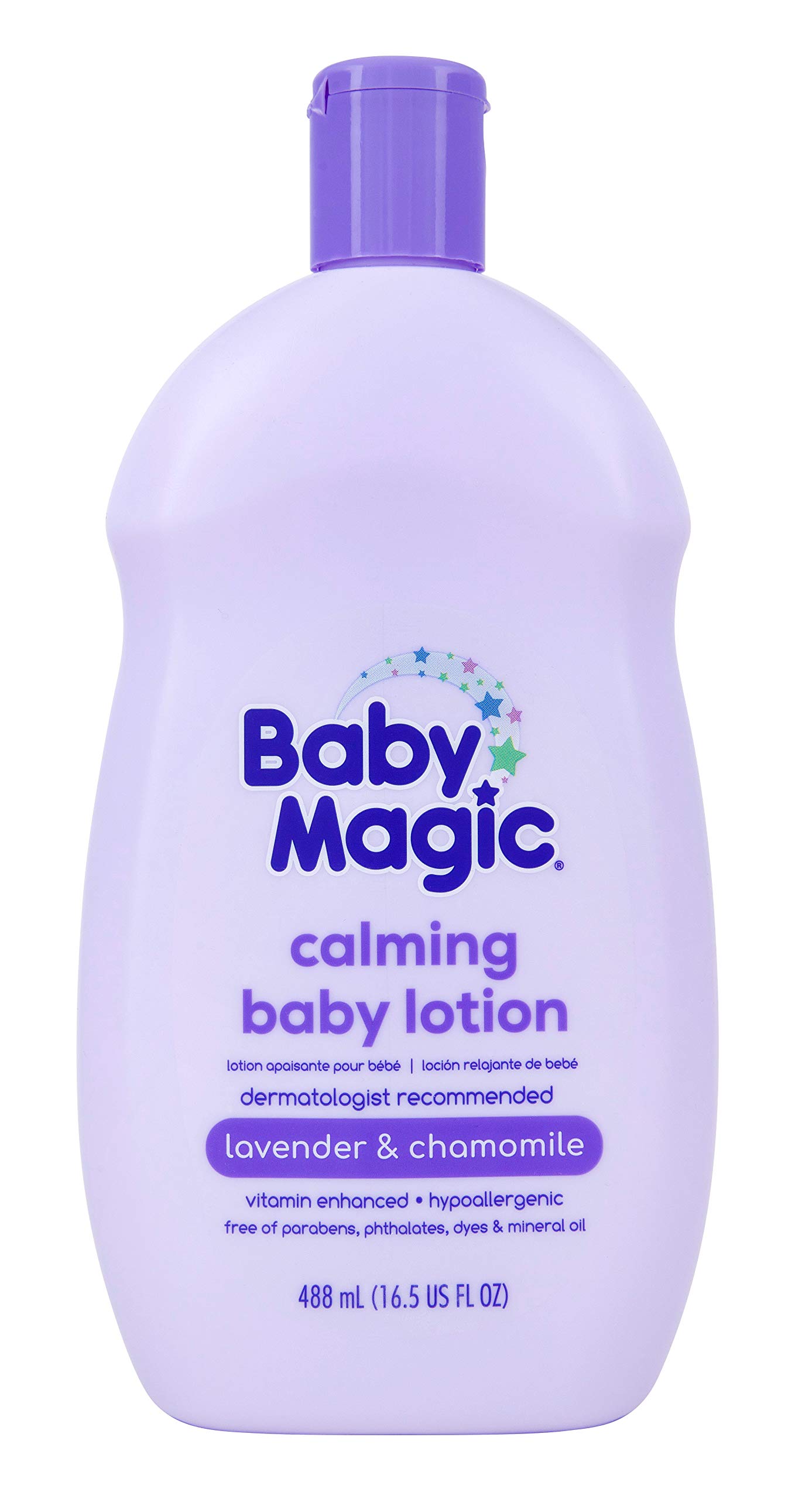 Baby Magic Calming Lotion 16.5oz - Lavender Chamomile for Bedtime Relaxation (6 Pack)