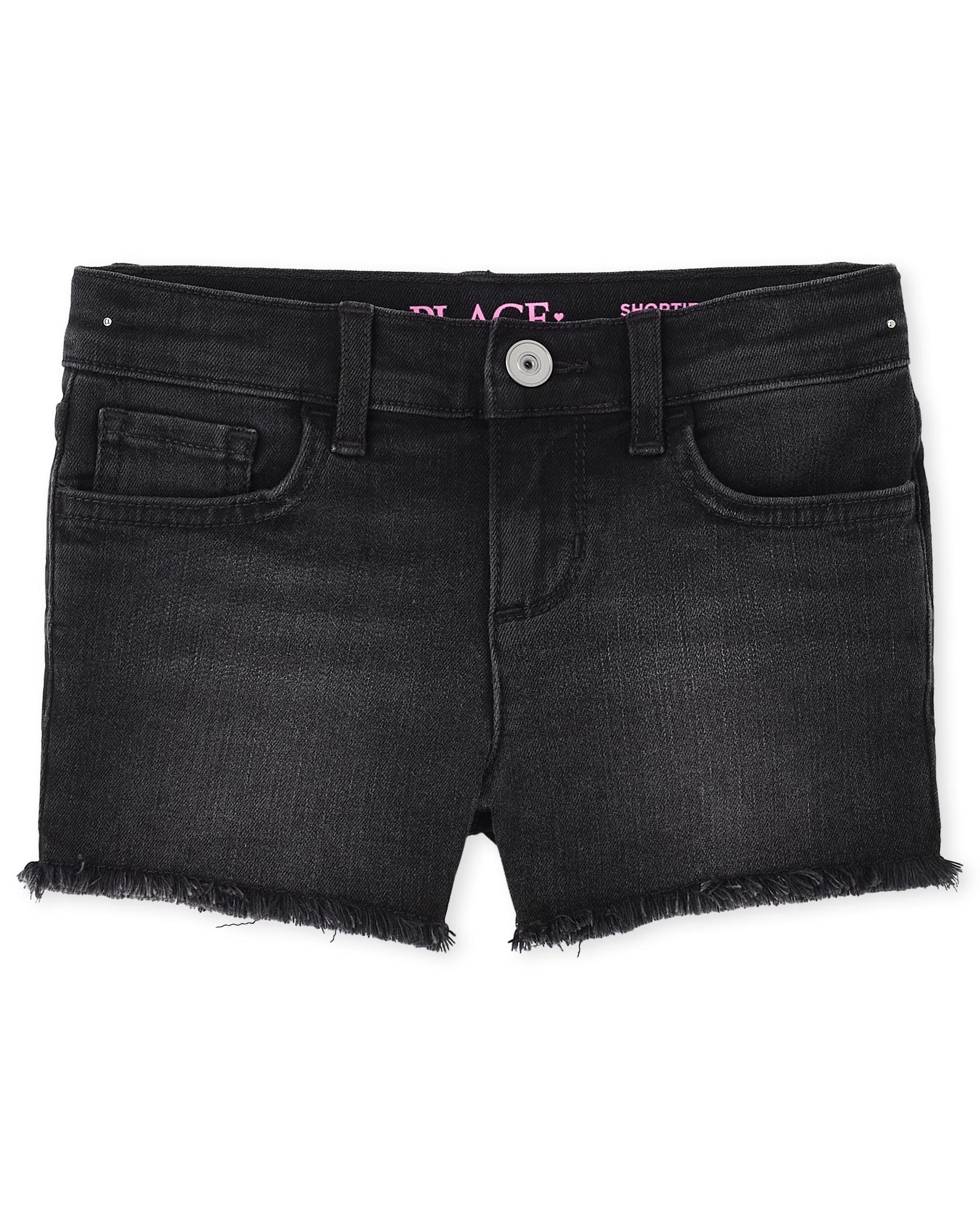 The Children's Place Girls' Denim Shorts - Stretch Comfort Fit for Toddler & Kids | Perfect for Summer Play, School & Casual Outfits