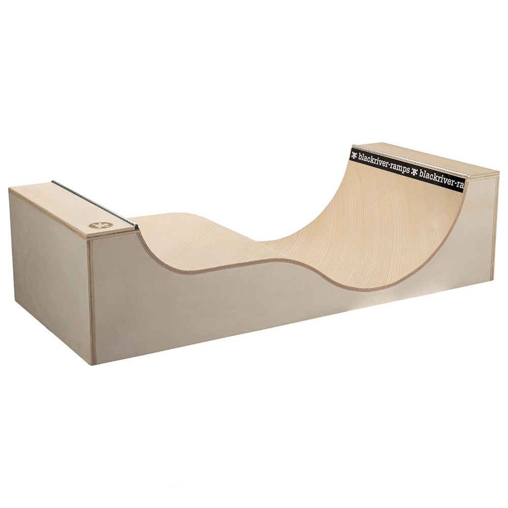 Blackriver Fingerboard Ramp - Mike Schneider V Waterfall Mini Ramp for Tech Deck & Finger Skateboarding - Perfect for Indoor Skate Tricks & Practice