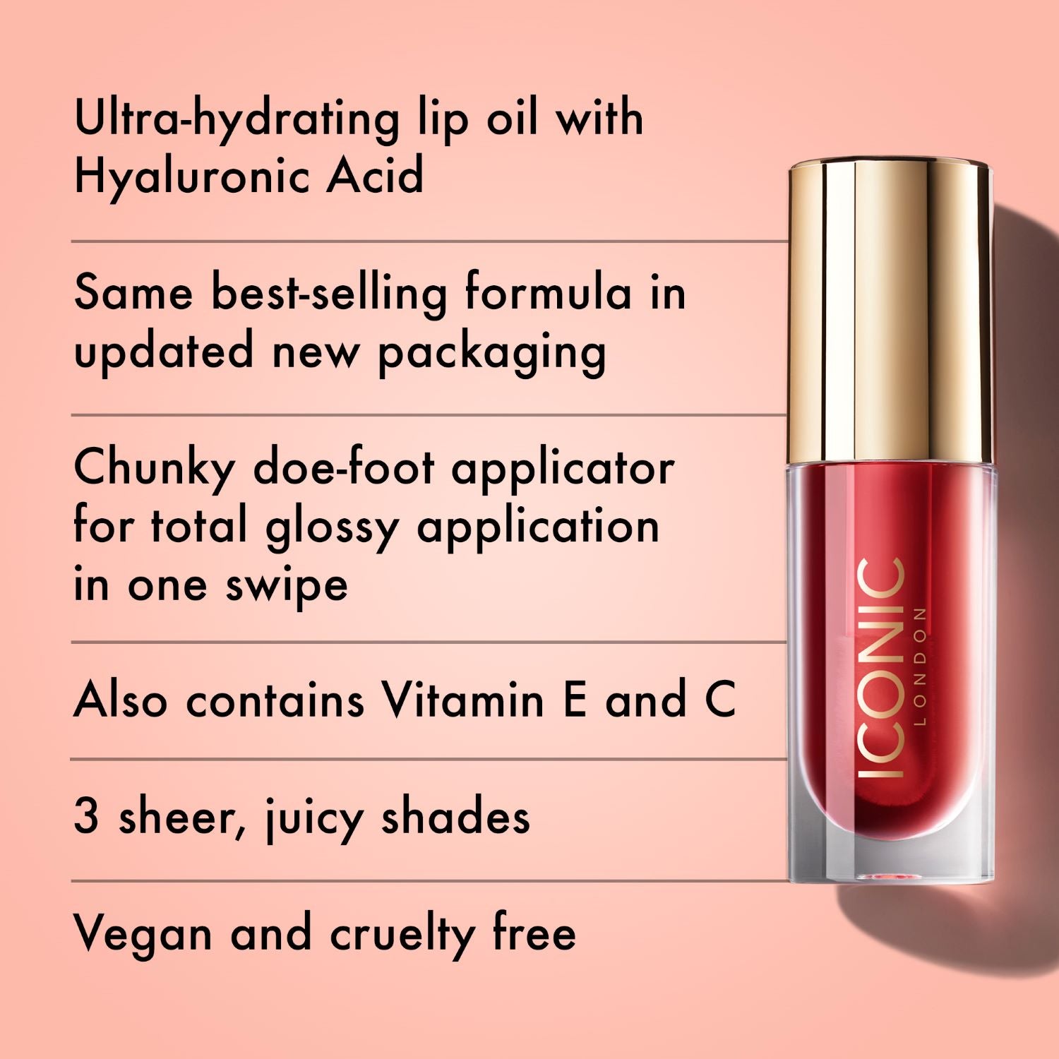 Best Hydrating Lip Oil for Dry Lips - Natural Moisturizing & Nourishing Lip Care - Perfect for Daily Use & Night Treatment