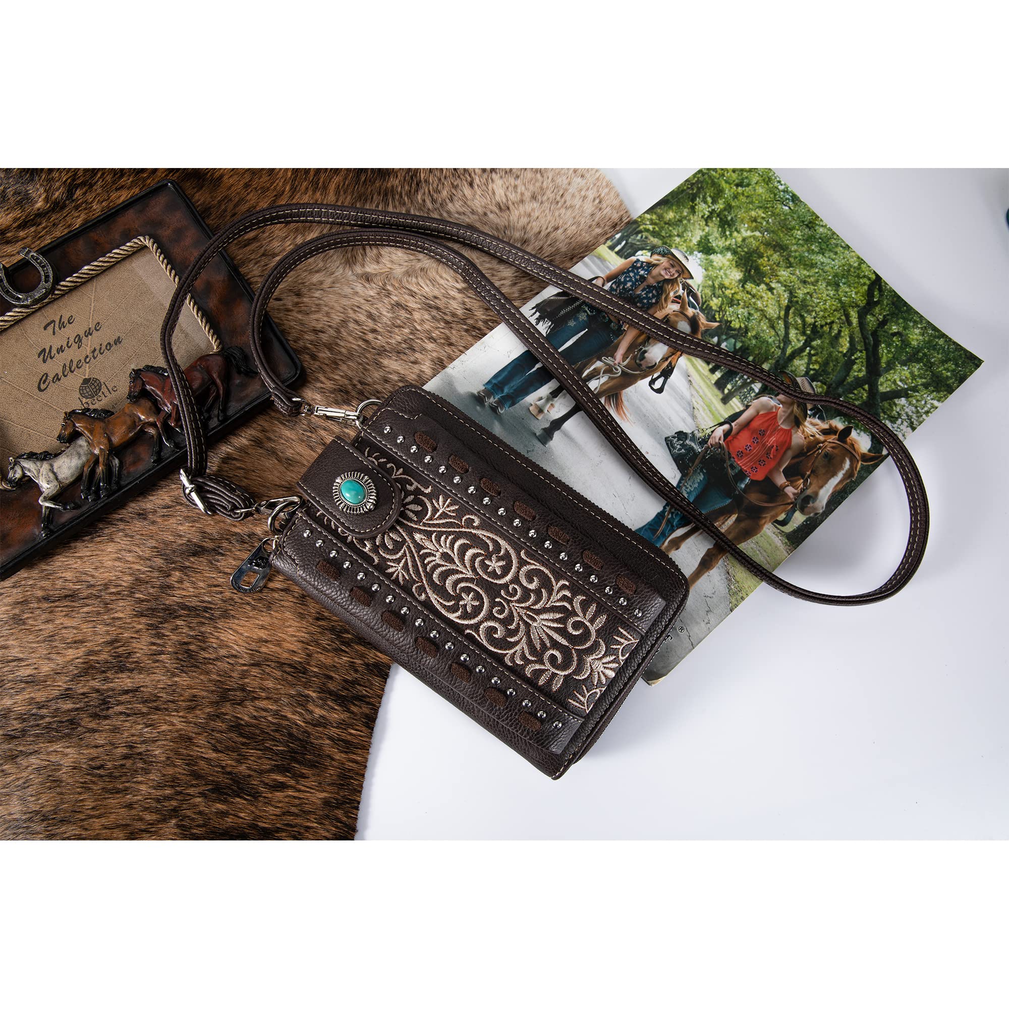 Montana West Small Crossbody Bags for Women - Stylish Western Handbag with Multiple Cash Slots - Perfect for Travel, Shopping & Everyday Use