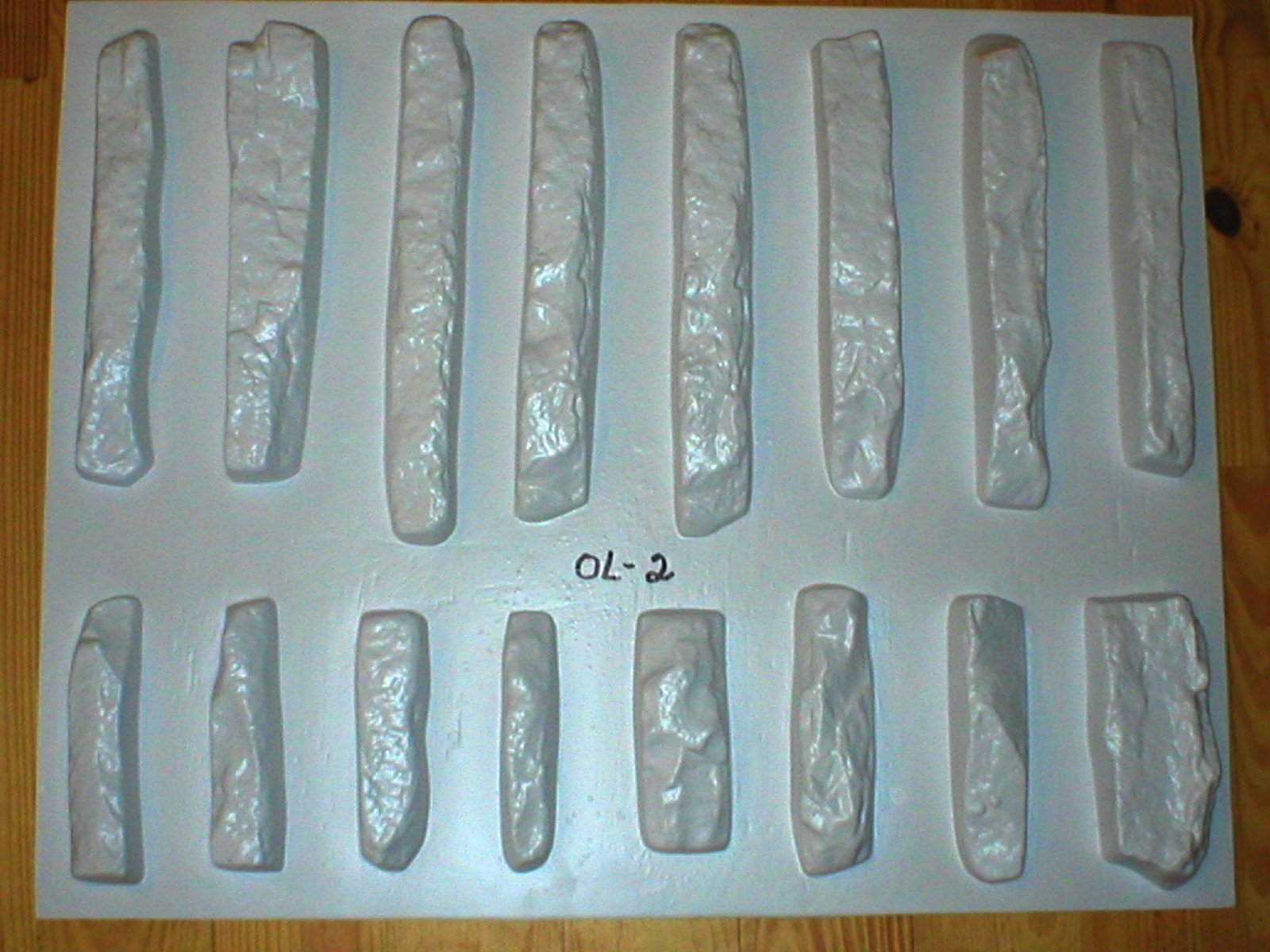 24-Piece Dry Stack Ledgestone Rock Mold Set ODL-05 - DIY Concrete Stone Molds for Landscaping, Garden Walls & Home Decor Projects