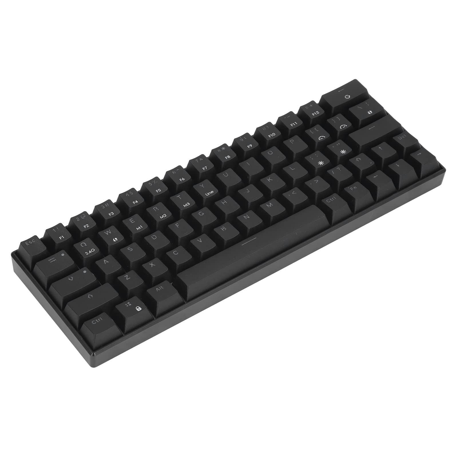 Mechanical Gaming Keyboard - Ergonomic Design, Triple Mode (Wired/Bluetooth/2.4G), Long Battery Life, Compact Portable Size with Brown Switches for PC/Mac Gamers - Perfect for Home Office & Competitive Gaming
