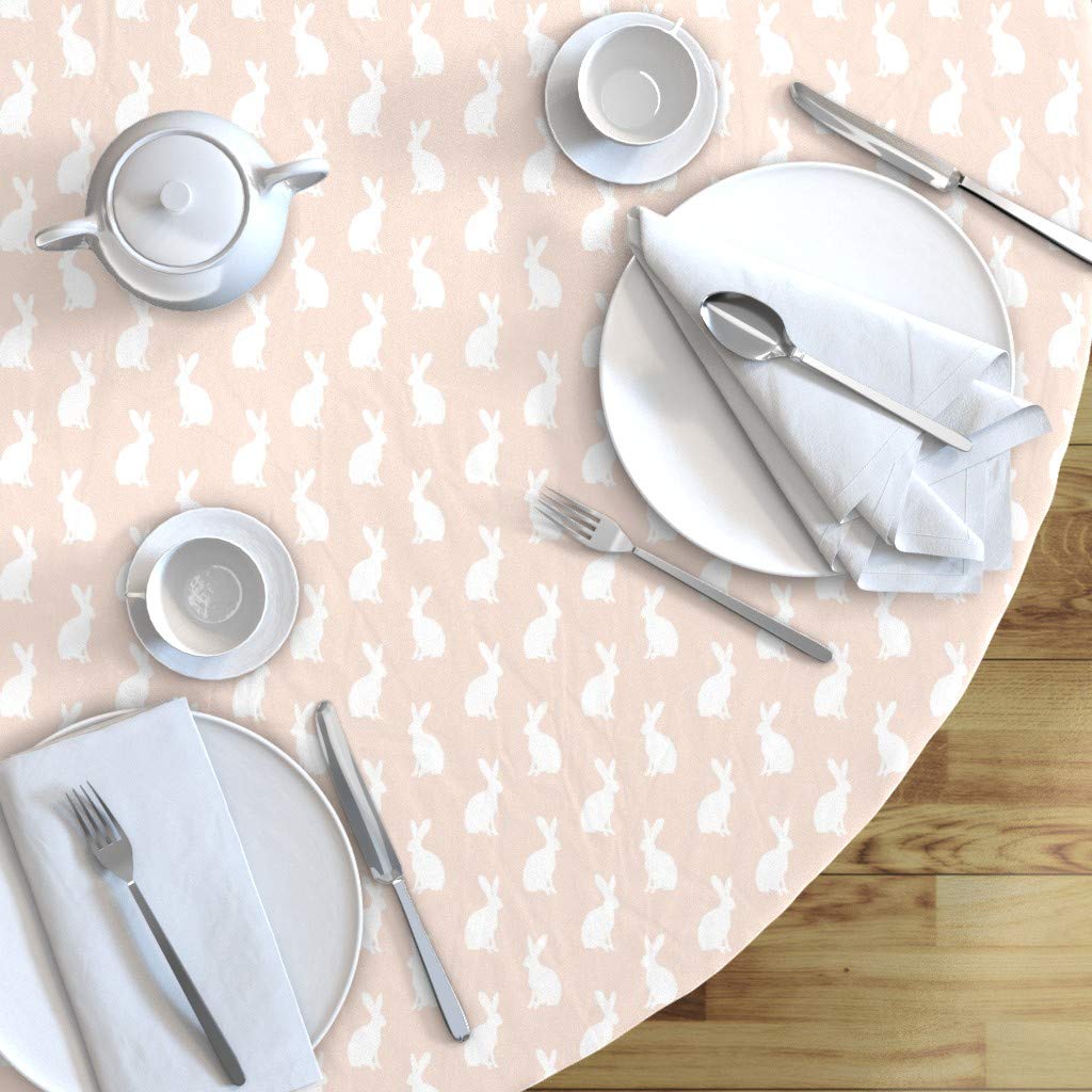 Custom Printed Cotton Sateen Tablecloth 70