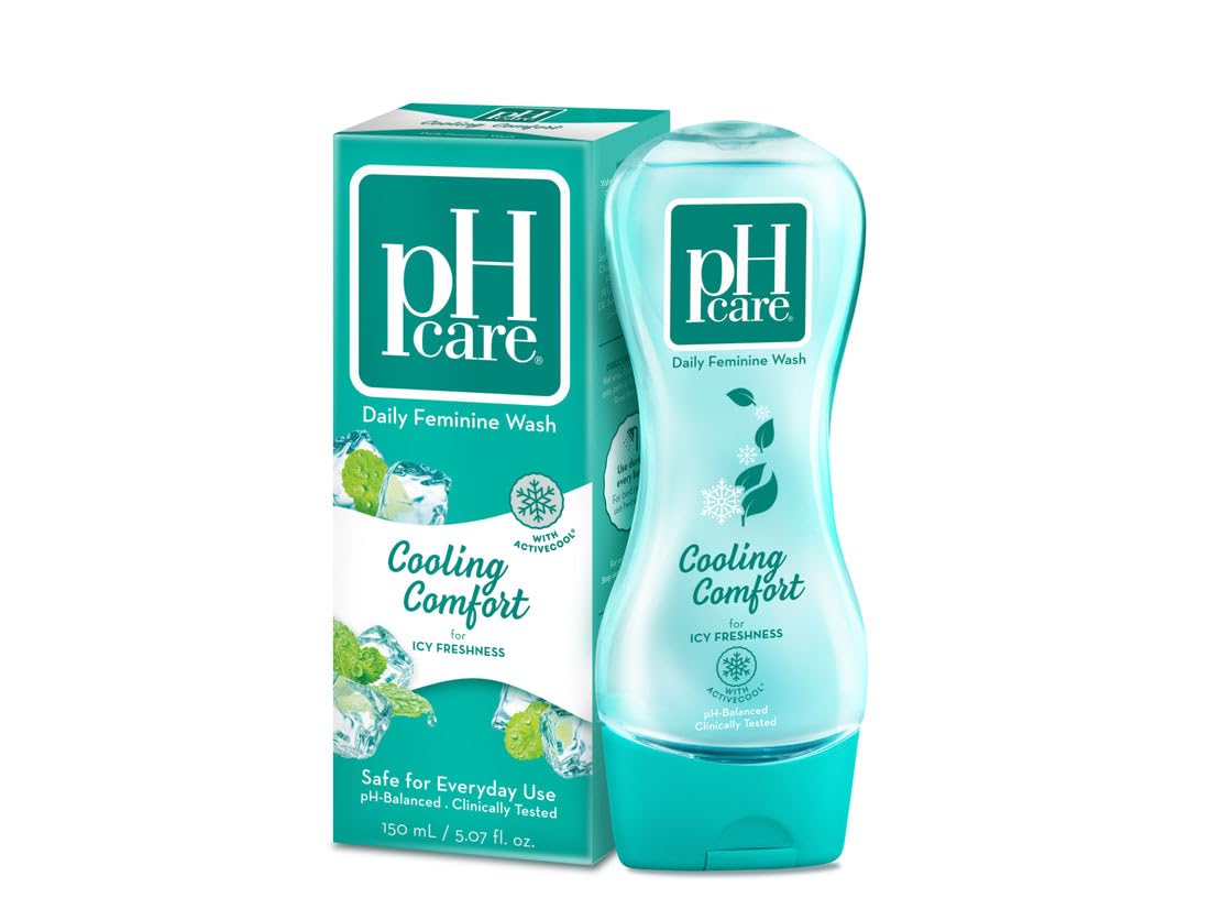 Intimate Wash with Active Cool Formula - 150ml Feminine Hygiene for Freshness & Comfort | Ideal for Daily Use, Post-Workout & Travel