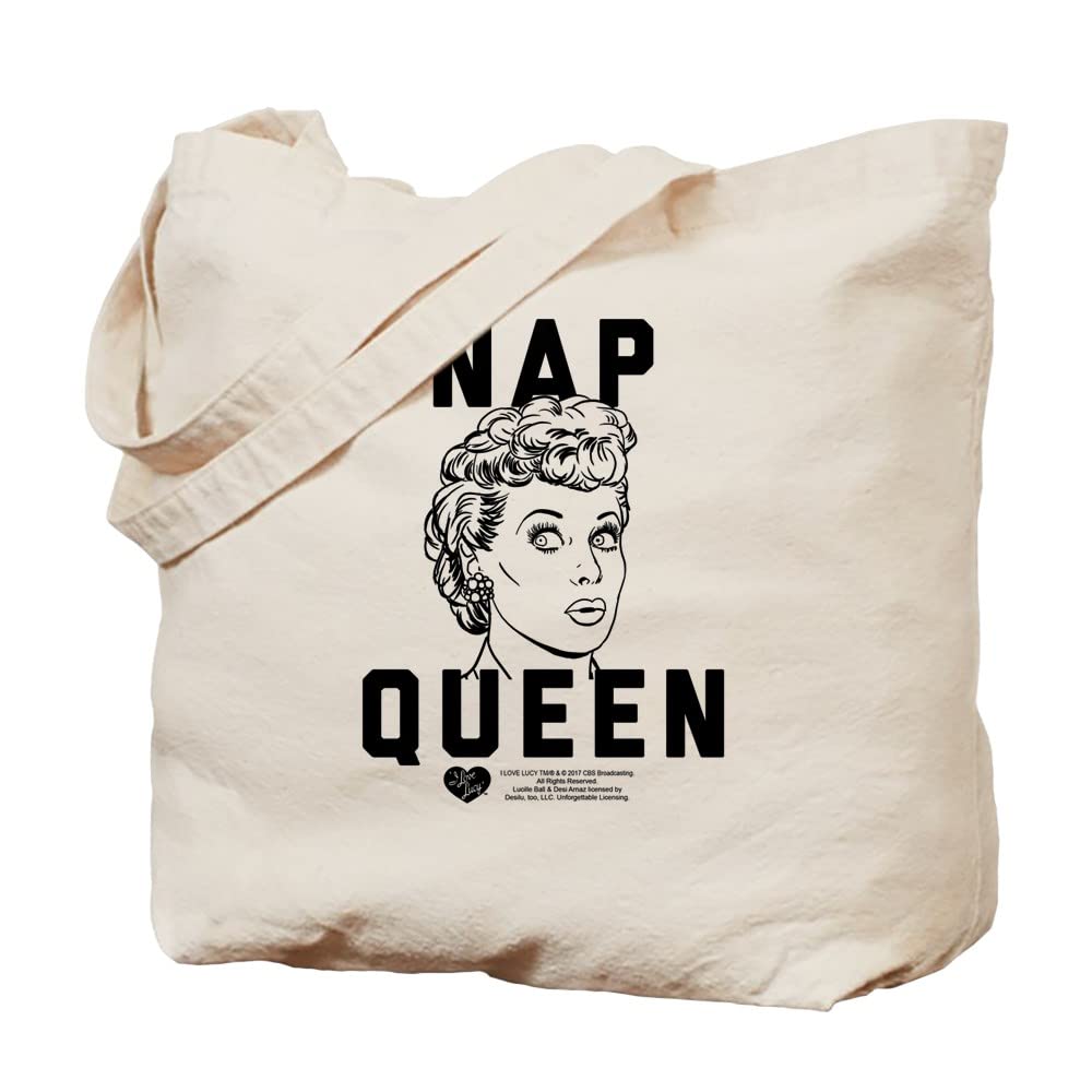 Lucy Nap Queen Tote Bag - Natural Canvas Reusable Shopping Bag for Women | Eco-Friendly Grocery Tote for Beach, Work & Daily Use