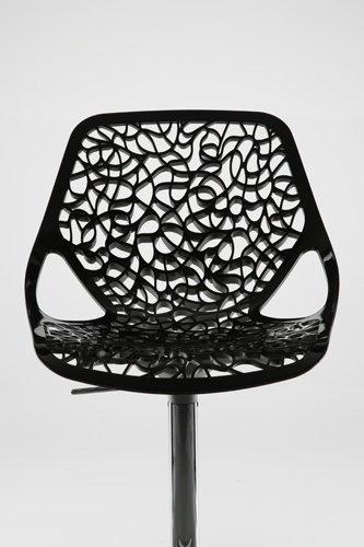 Casprini Caprice Stool - Modern Bar Stool with Adjustable Height & Swivel Base for Kitchen Island, Breakfast Bar & Home Decor