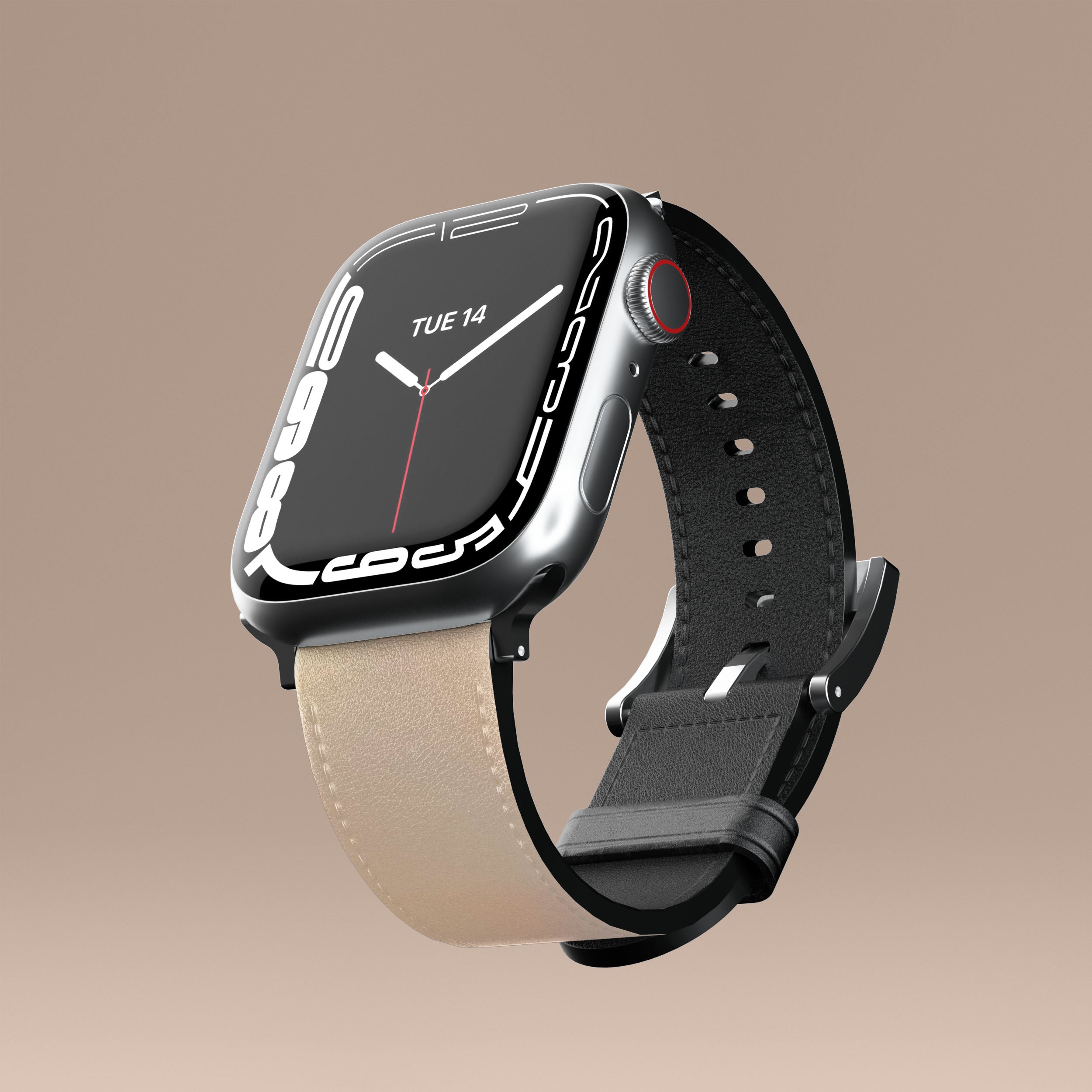 Peach Glow Apple Watch Band - Soft Silicone Replacement Strap for Apple Watch Series 9/8/7/6/SE/5/4/3/2/1 - Stylish & Comfortable for Workouts, Running & Everyday Wear