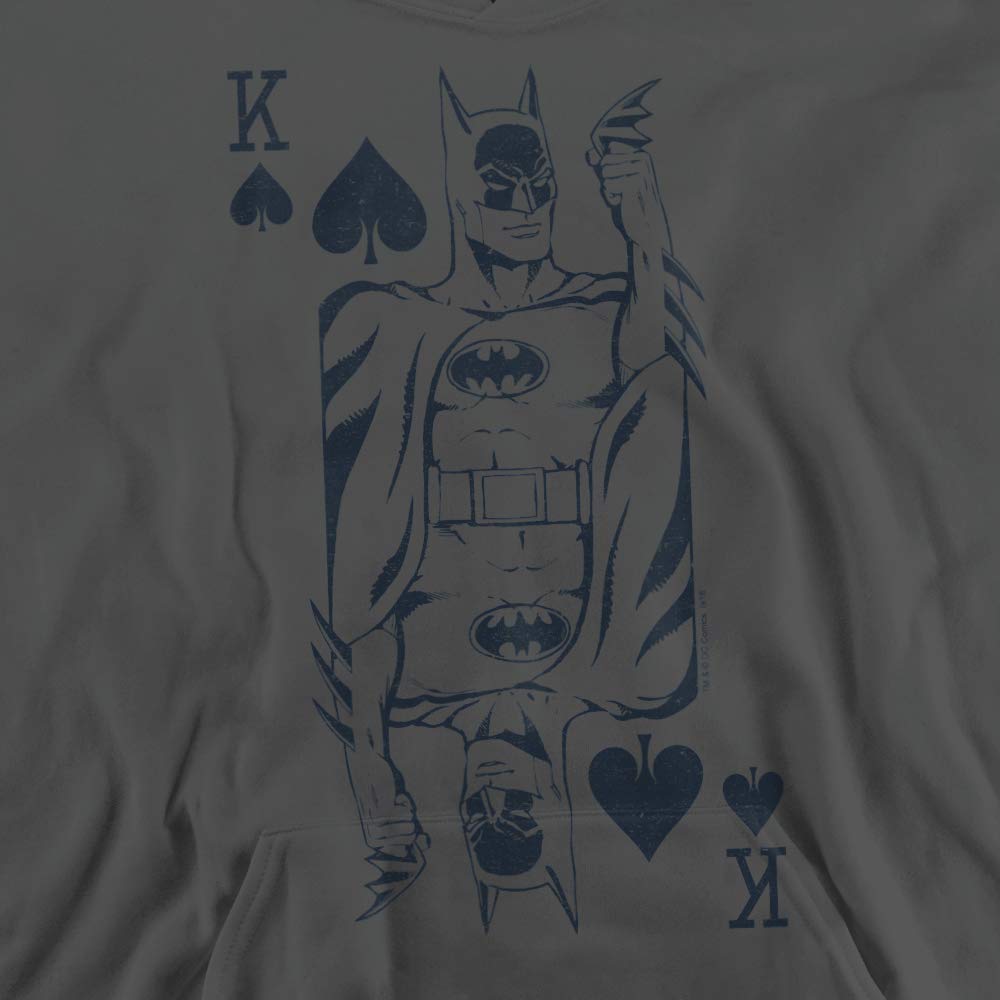 Trevco DC Bat Card Unisex Youth Pullover Hoodie - Soft & Comfortable Sweatshirt for Kids & Teens - Perfect for School, Casual Wear & Superhero Fans