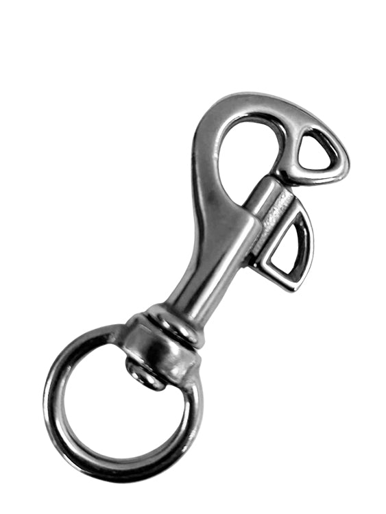 Stainless Steel Butterfly Bolt Snap 9cm - Heavy Duty Swivel Hook for Fishing, Dog Leash, Keychain & Outdoor Gear