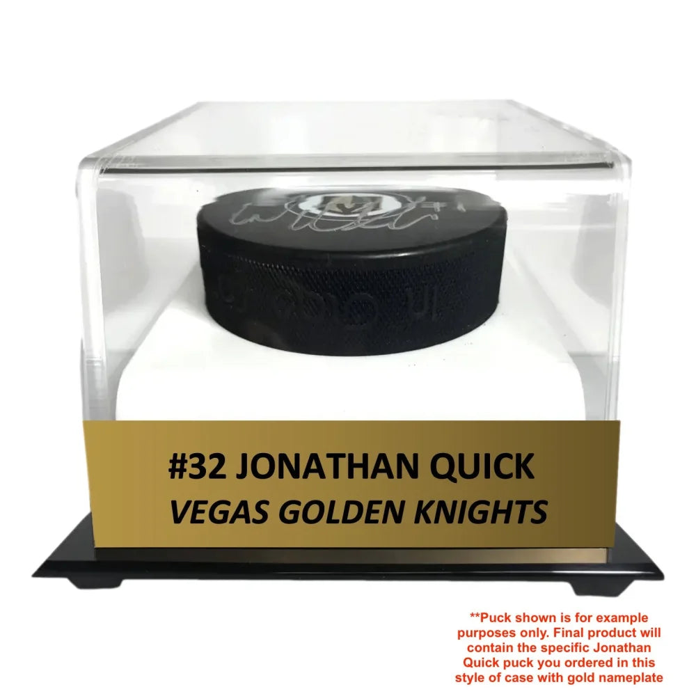 Logan Thompson Autographed 2024 NHL Winter Classic Official Game Puck - Vegas Golden Knights vs Seattle Kraken - Collectible Hockey Memorabilia for Fans & Sports Enthusiasts