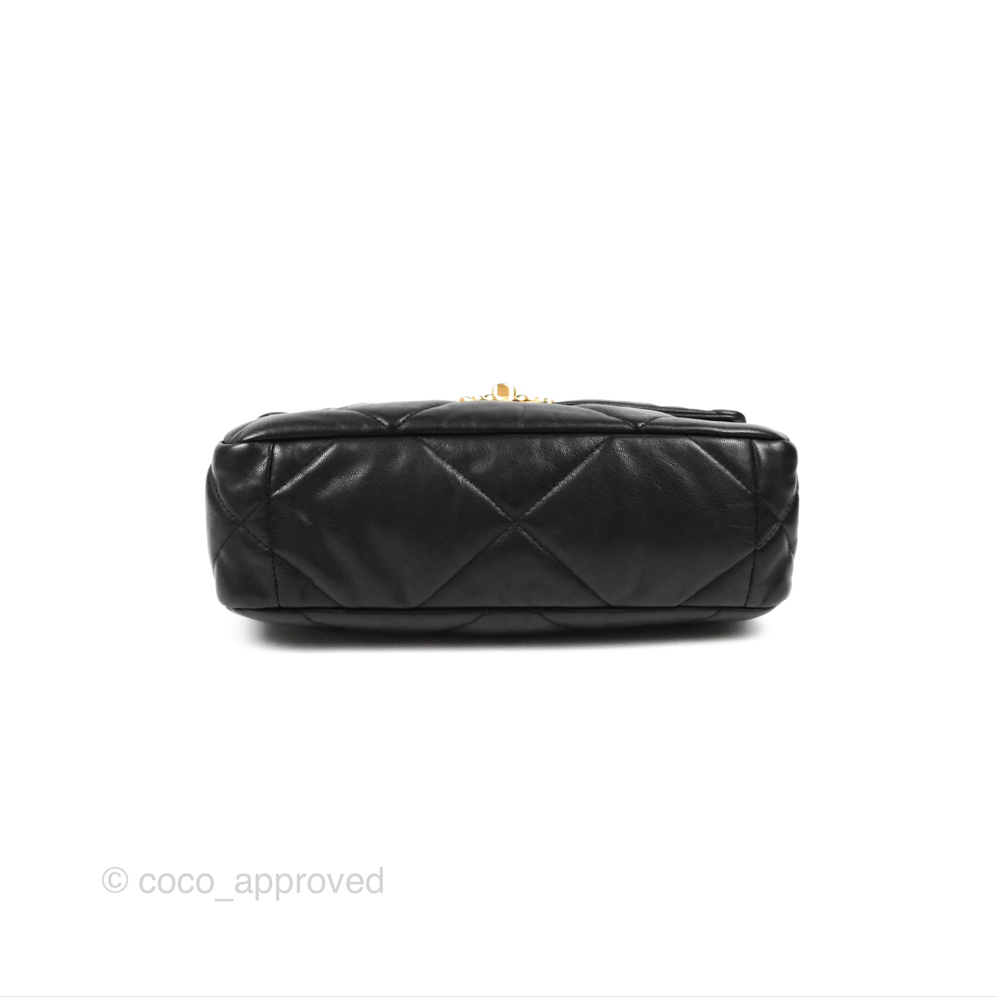 Chanel 19 Small Black Goatskin Mixed Hardware Handbag - Luxury Designer Crossbody Bag for Women | Perfect for Evening Events, Date Nights & Special Occasions