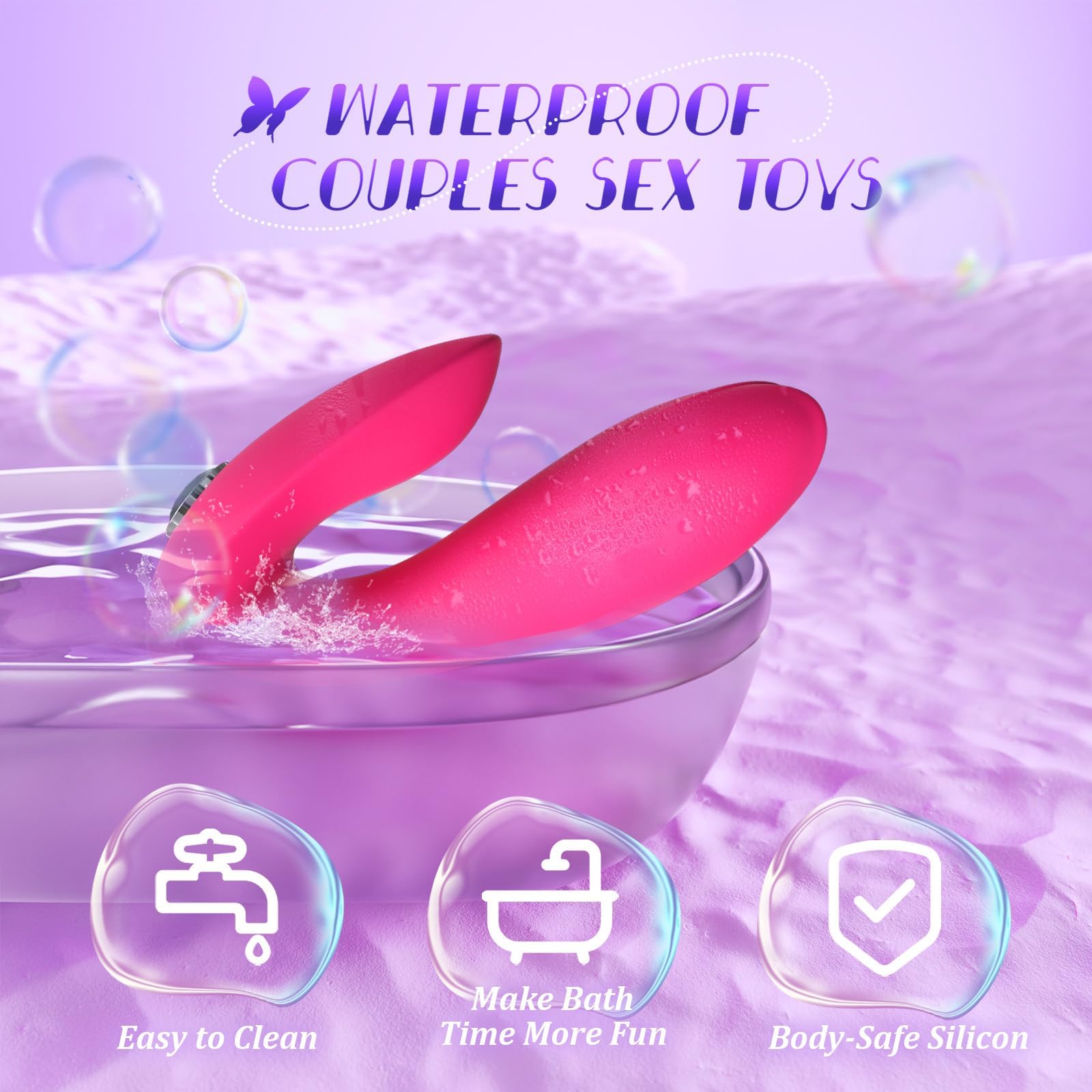 Wearable G Spot Vibrator for Women - Clitoral Stimulator, 10 Speeds, Quiet Sex Toy for Couples & Solo Play