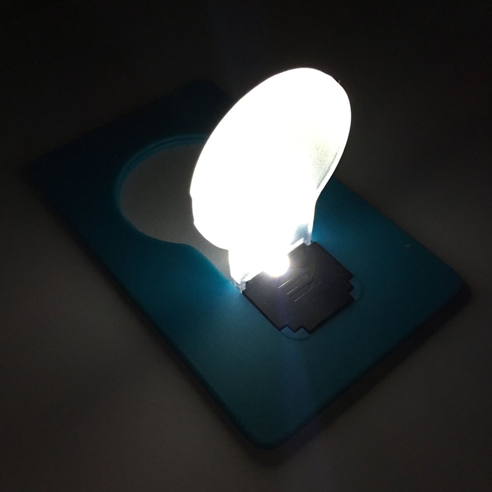 10-Pack Mini LED Credit Card Lights - Portable Pocket Bulbs for Christmas Cards, Switch Cards & Sharp LED Blue/White Light - Perfect for Holiday Decor, DIY Projects & Party Favors