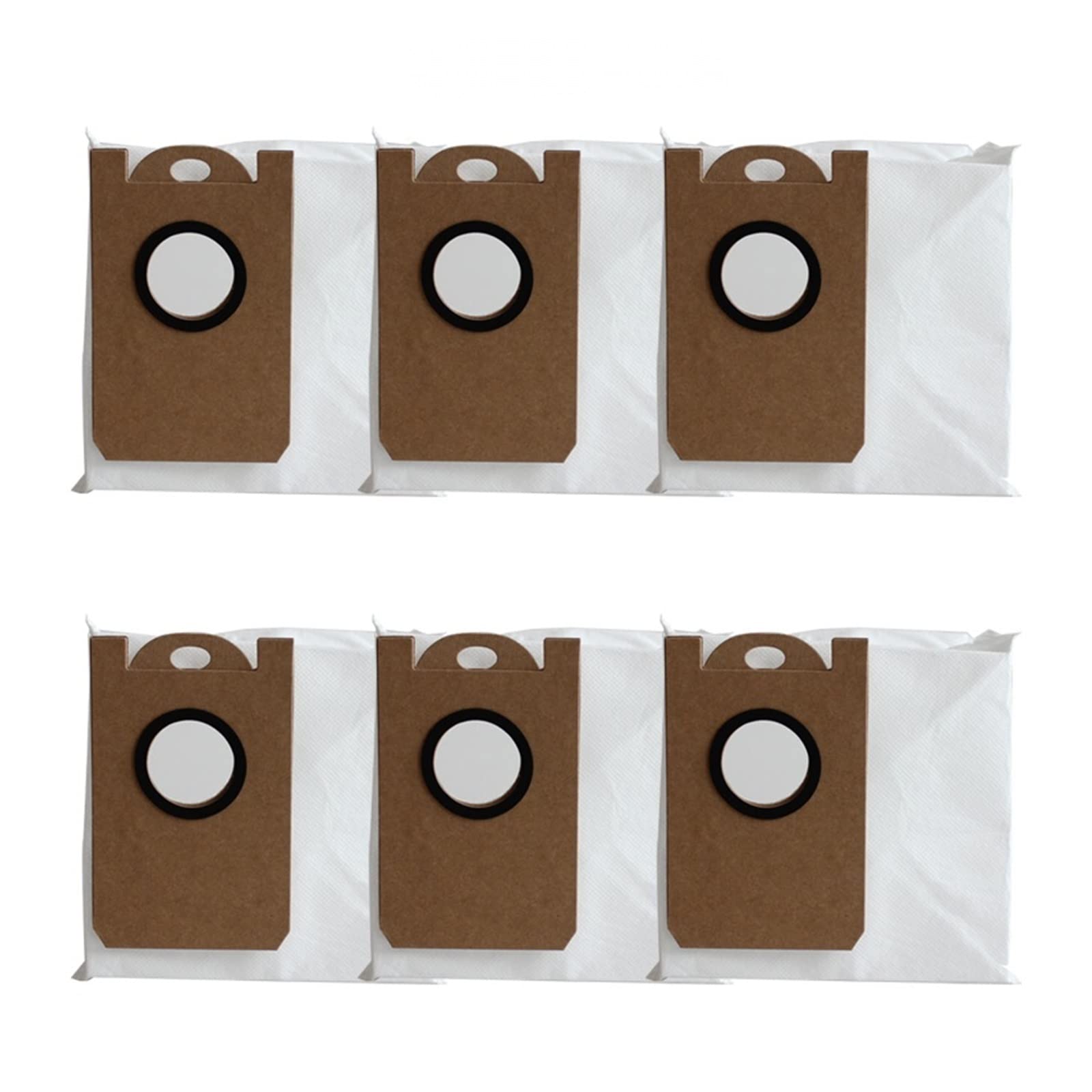 LANGYA Roller Brush Side Brush HEPA Mops Replacement for Proscenic M8 Pro Robot Vacuum Cleaner Accessories - 6 Dust Bags Included - Perfect for Hardwood Floors & Pet Hair Cleaning