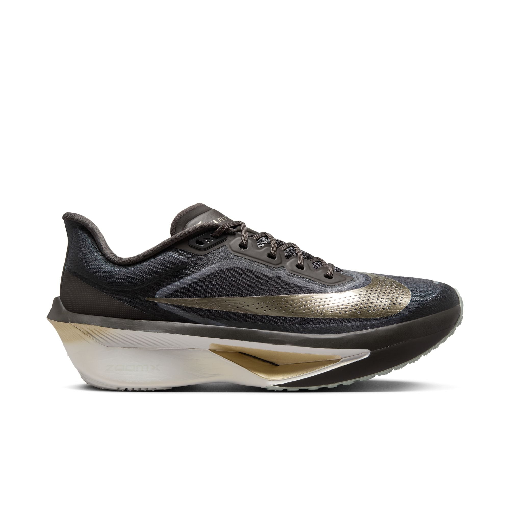 Nike Men's Zoom Fly 6 Running Shoes - Jakob Ingebrigtsen Edition | Lightweight Cushioned for Marathon Training & Road Running | Medium Ash/Metallic Gold/Summit White