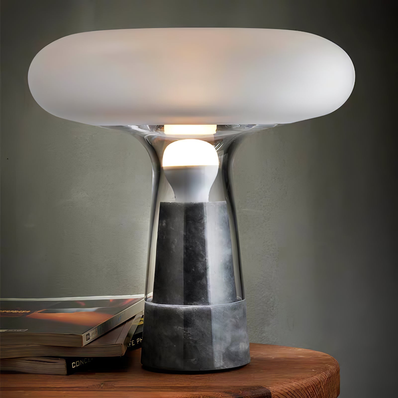 Jerome Table Lamp - Modern LED Desk Light for Bedroom, Living Room & Office - Adjustable Brightness & Warm White Light for Reading & Relaxation