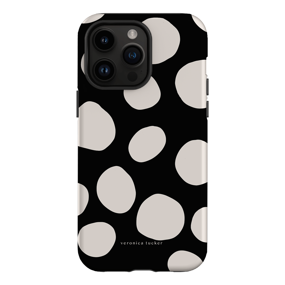Premium Pebbles Noir Phone Case - Slim Protective Cover for iPhone & Samsung - Perfect for Everyday Use, Travel & Outdoor Activities