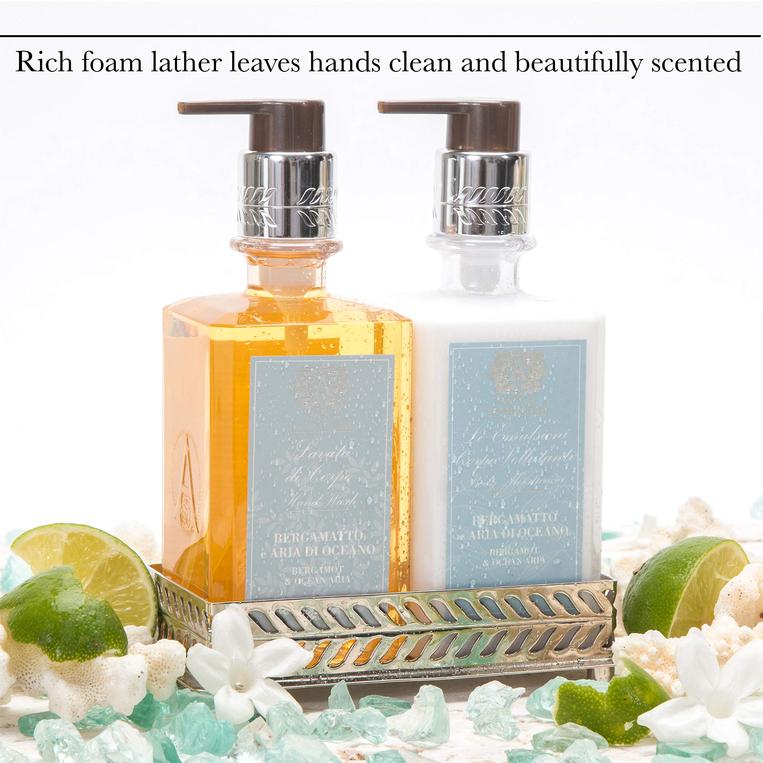 Antica Farmacista Grapefruit Scented Hand Wash - 10 Fl Oz, Luxury Foaming Soap for Bathroom & Kitchen, Refreshing Citrus Aroma for Home & Spa Use