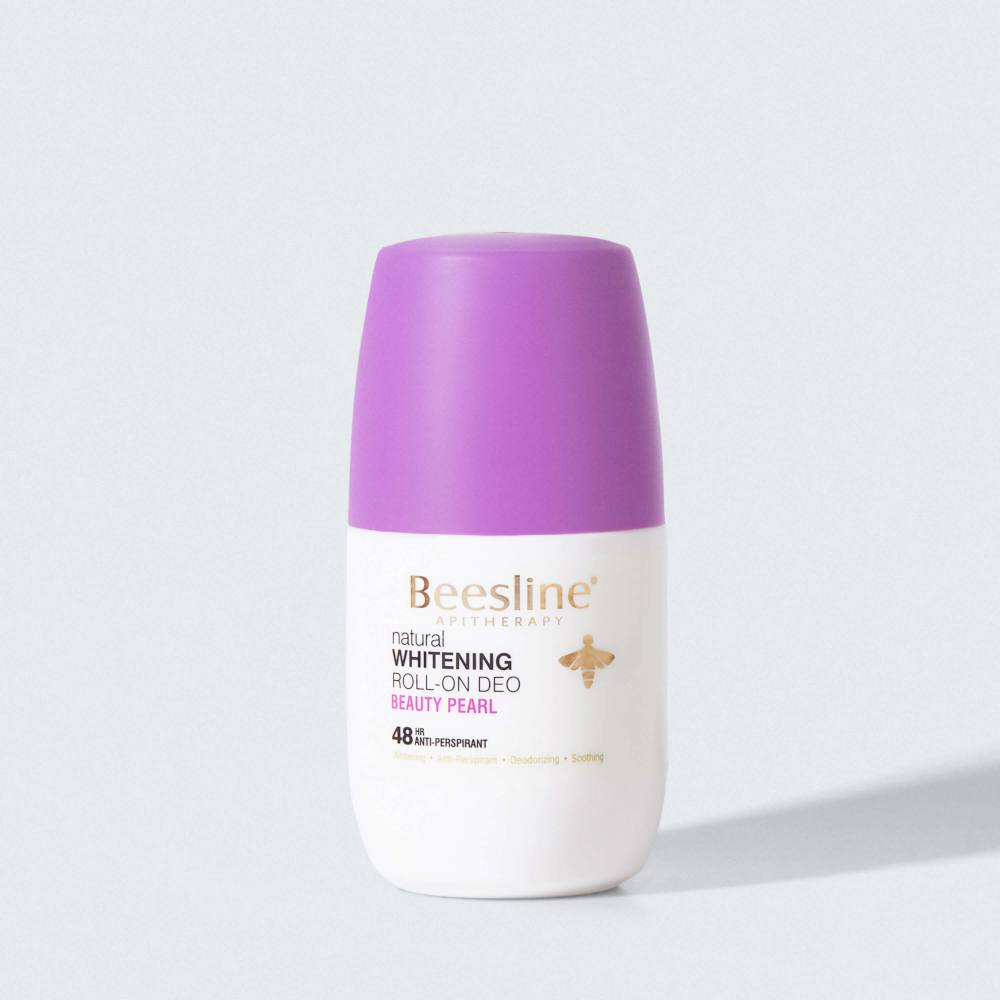 Pearl Whitening Roll-On Deodorant for Women & Men - 50ml Natural Freshness - All-Day Protection for Gym, Work & Daily Use