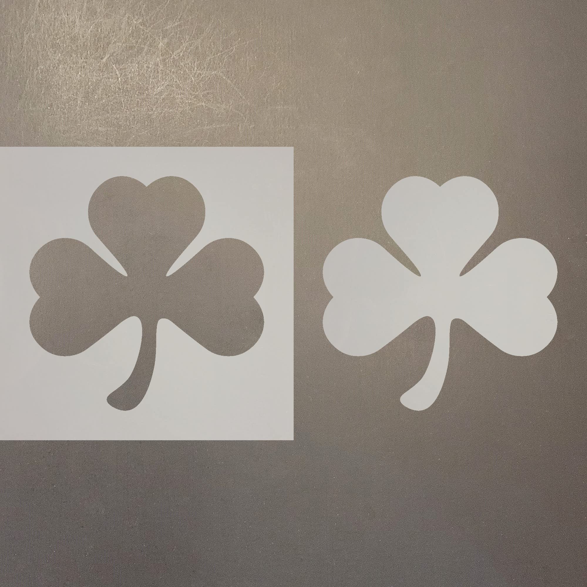 Shamrock Reusable Mylar Stencil - 4 Inch Art Craft Supplies for DIY Projects, Scrapbooking & Home Decor