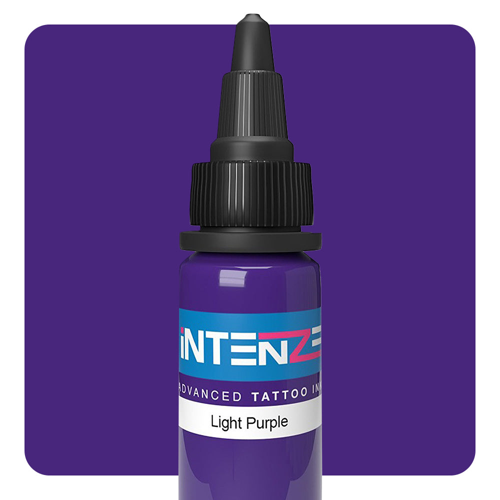 Light Purple Intenze Tattoo Ink - Professional Tattoo Artist Supplies - Various Sizes Available for Body Art & Permanent Makeup