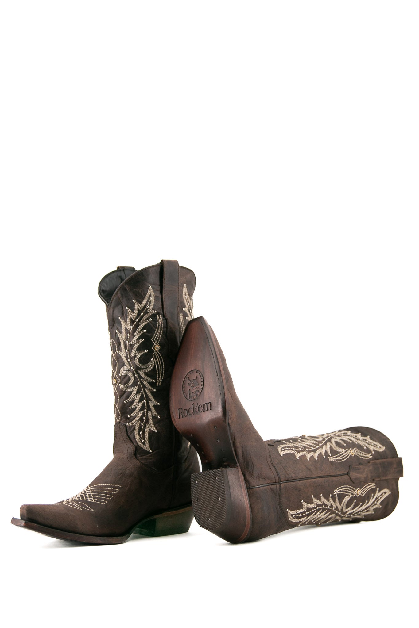 Paulina Snip Toe Cowgirl Boots for Women - Western Ankle Boots with Pointed Toe & Stylish Stitching | Perfect for Country Dancing, Rodeo Events & Casual Outfits