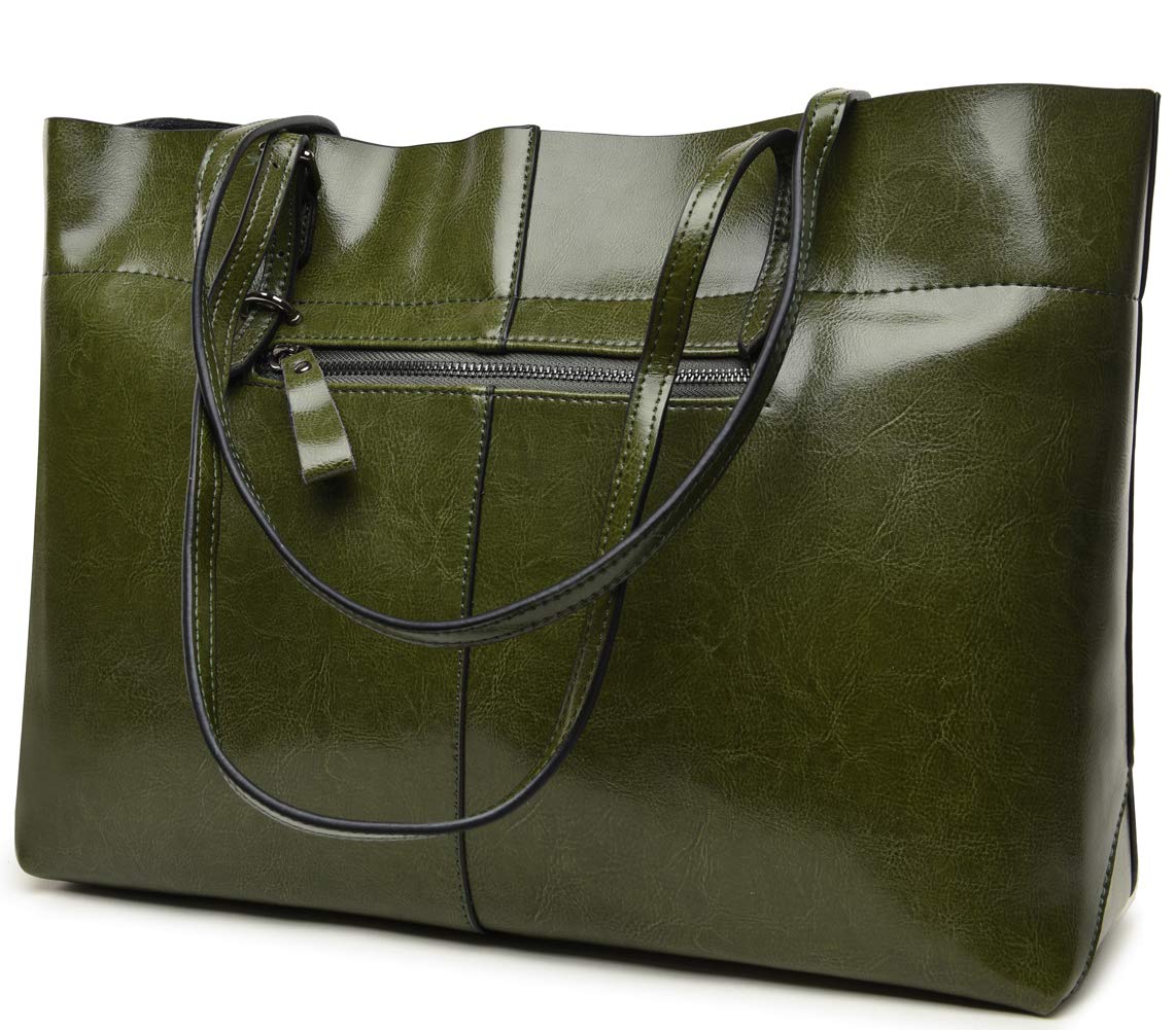 **Covelin Genuine Leather Women's Tote Shoulder Bag - Soft & Stylish Handbag for Work, Travel & Everyday Use**