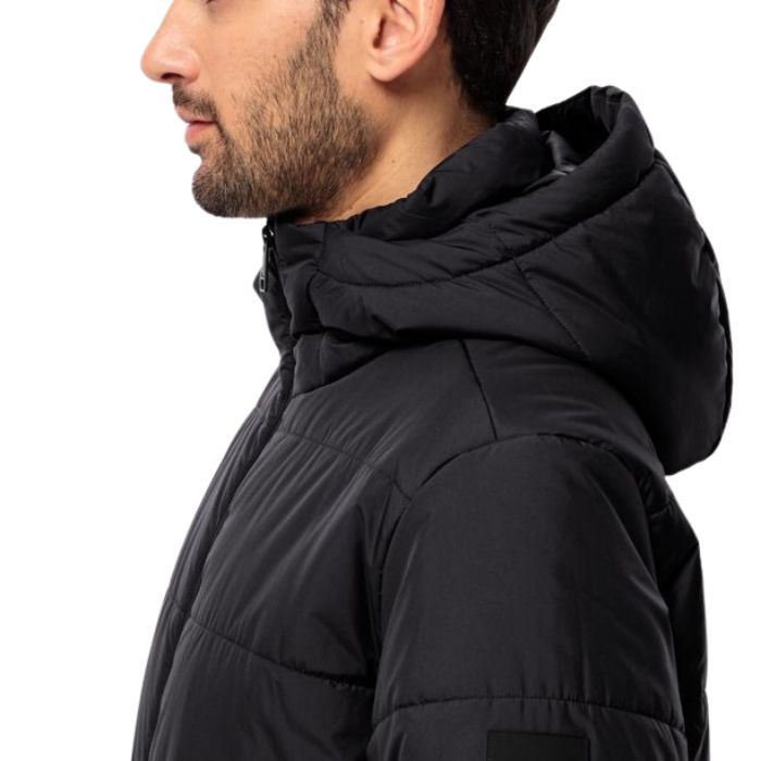 Jack Wolfskin Deutzer Long Men's Waterproof Winter Jacket - Windproof Insulated Coat for Hiking, Skiing & Outdoor Adventures