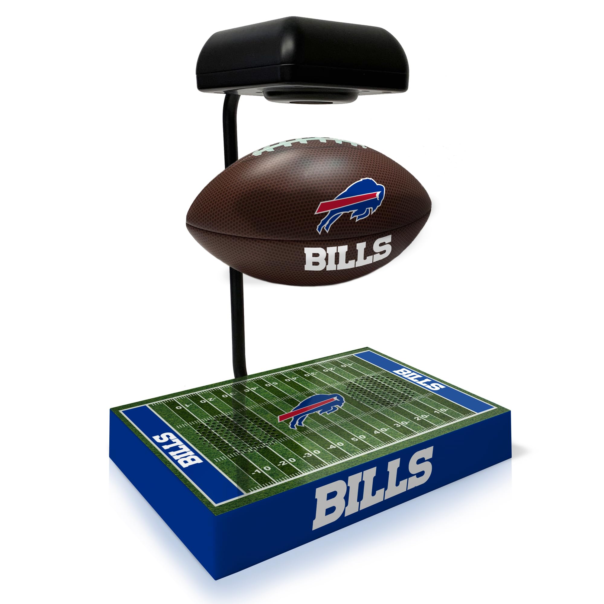 Buffalo Bills NFL Hover Football with Built-in Bluetooth Speaker - Perfect for Tailgating, Backyard Games, and Sports Fan Gifts