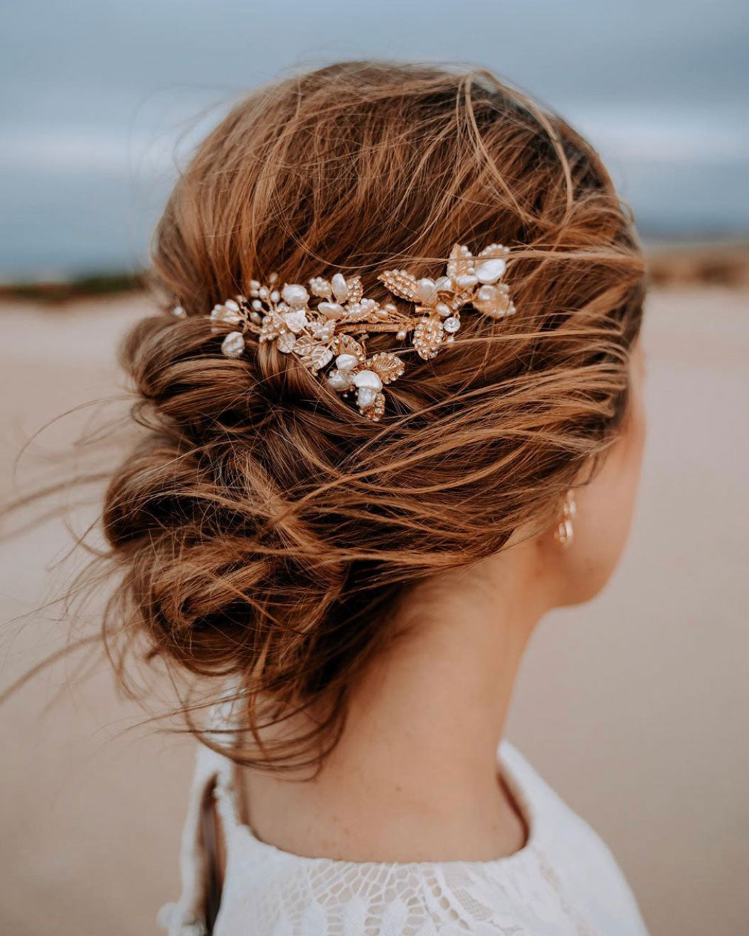 Leona Bridal Hair Vine - Elegant Crystal Wedding Headpiece for Brides, Bridesmaids & Prom - Perfect for Weddings, Formal Events & Special Occasions
