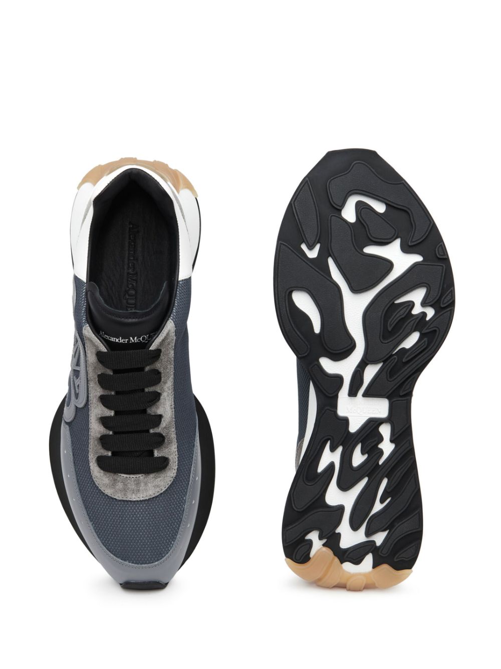 Alexander McQueen Grey Sneakers for Men - Luxury Designer Casual Shoes for Everyday Wear & Street Style Fashion
