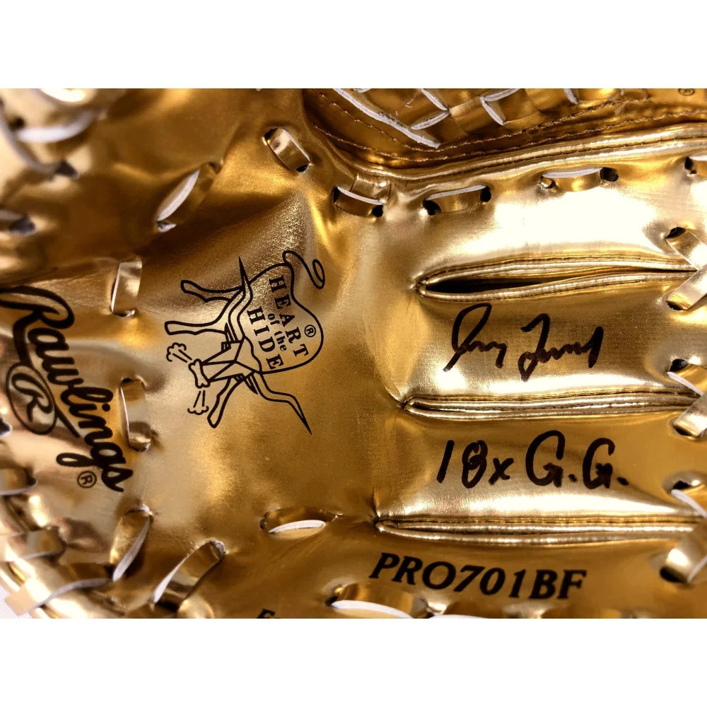Greg Maddux Autographed Mini Golden Glove - Braves 18x BAS COA Signed - Perfect for Baseball Memorabilia Collectors & Braves Fans - Display in Home Office, Man Cave, or Sports Room