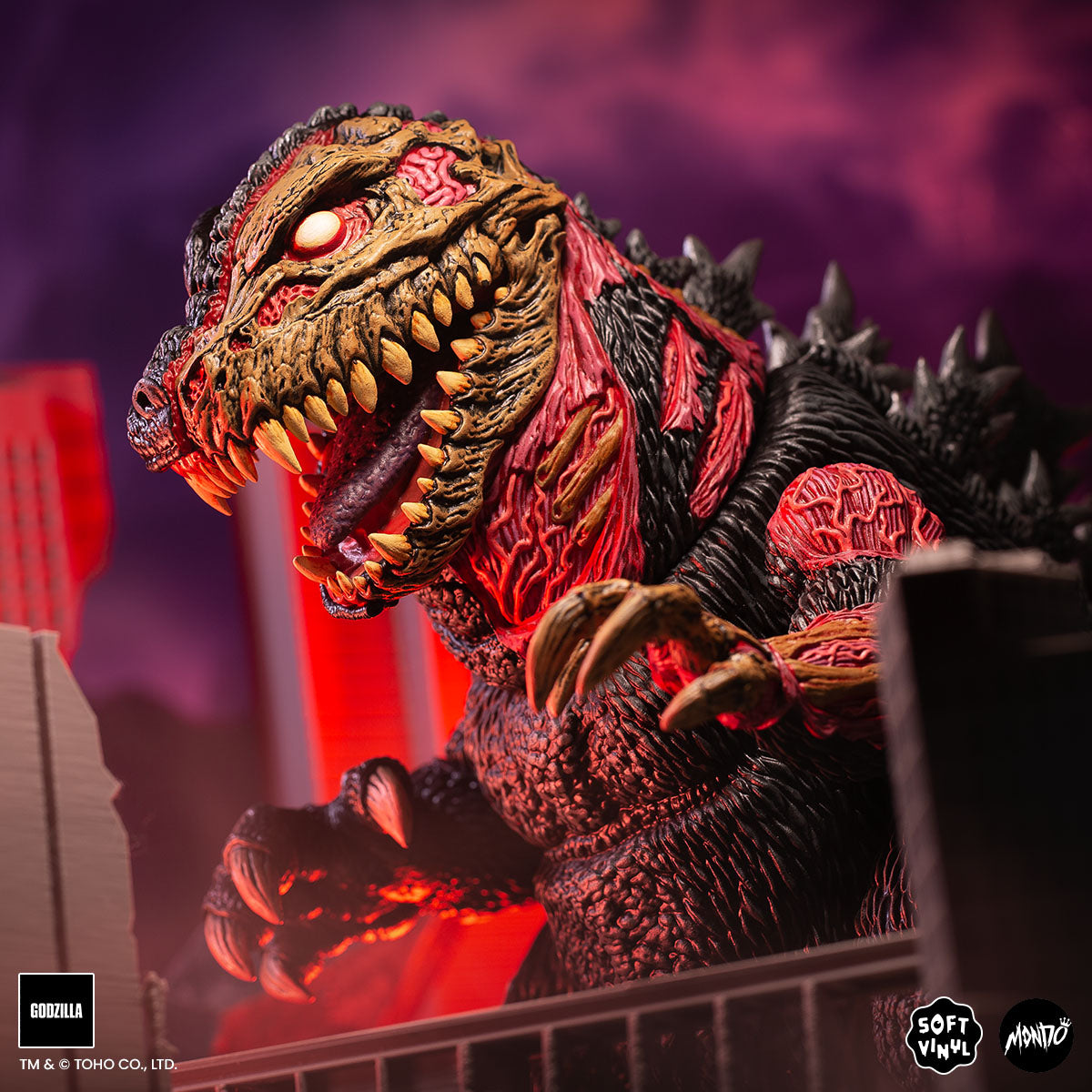 Godzilla Vinyl Designer Figure by James Groman - Premium Collectible Toy for Movie Fans & Pop Culture Enthusiasts - Perfect for Display, Gifts, and Home Decor
