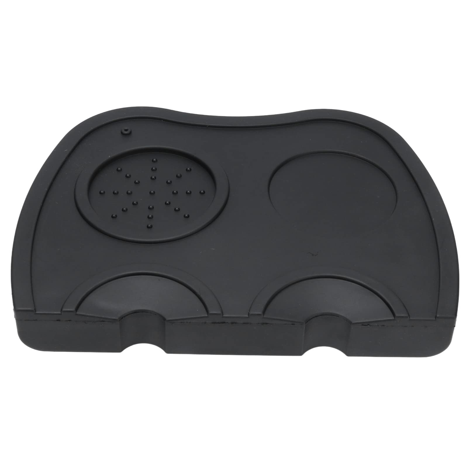 Premium Silicone Coffee Tamper Mat - Non-Slip, Heat Resistant Espresso Tamping Pad for Baristas & Home Brewing - Perfect for Espresso Machines, Coffee Shops & Kitchen Countertops (Black)
