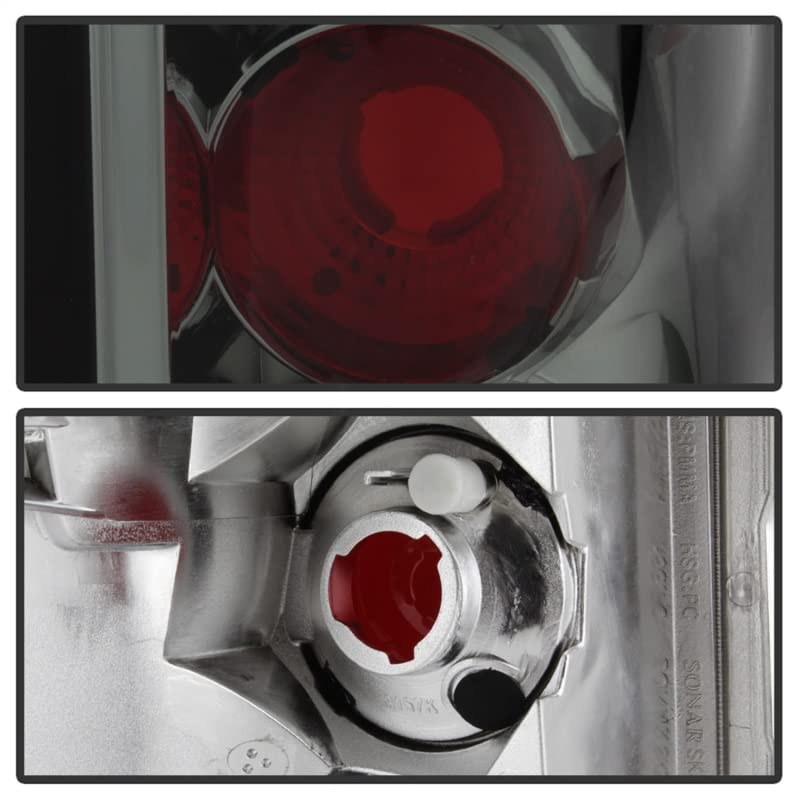Spyder Auto 5001139 Euro Style Tail Lights - Chrome/Smoked Lens for BMW, Mercedes, Audi - Enhances Vehicle Style & Night Visibility | Perfect for Car Enthusiasts & Night Driving