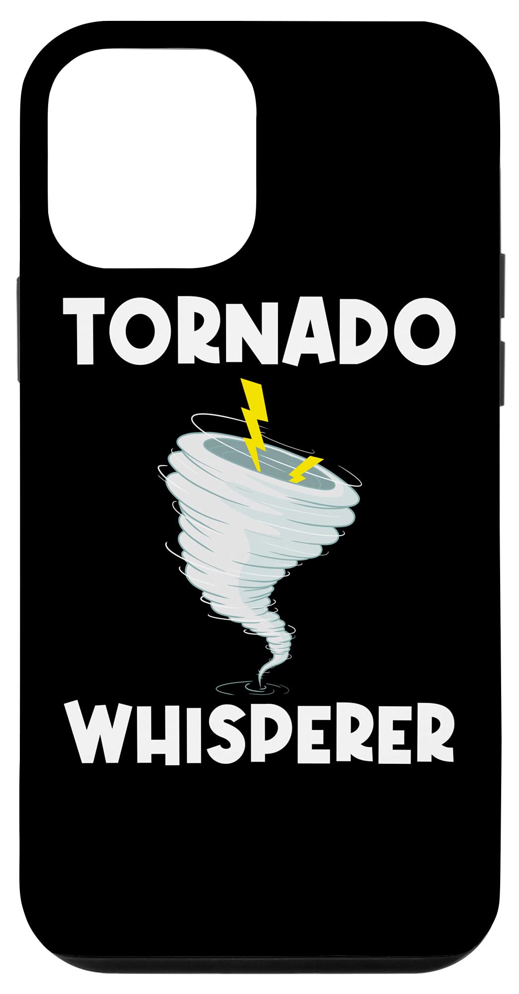 iPhone 12 Mini Funny Tornado Case - Hurricane Weather Chaser Phone Cover for Men & Women - Perfect Gift for Storm Enthusiasts & Meteorology Lovers