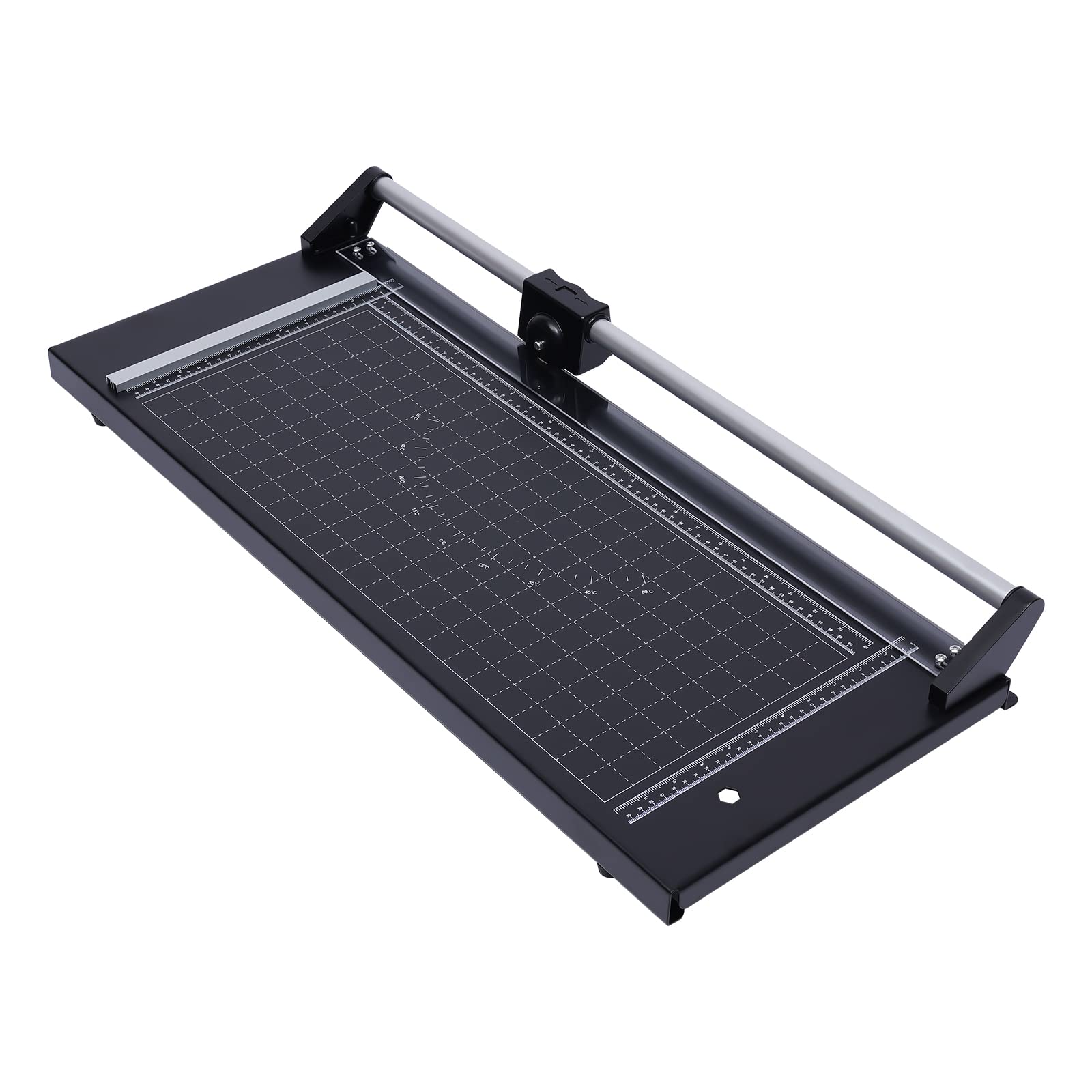 24 Inch Manual Rotary Paper Trimmer - Precision Cutter for Photo Paper, Film, Art Card Stock & Labels | Perfect for Scrapbooking, Crafting & Office Use