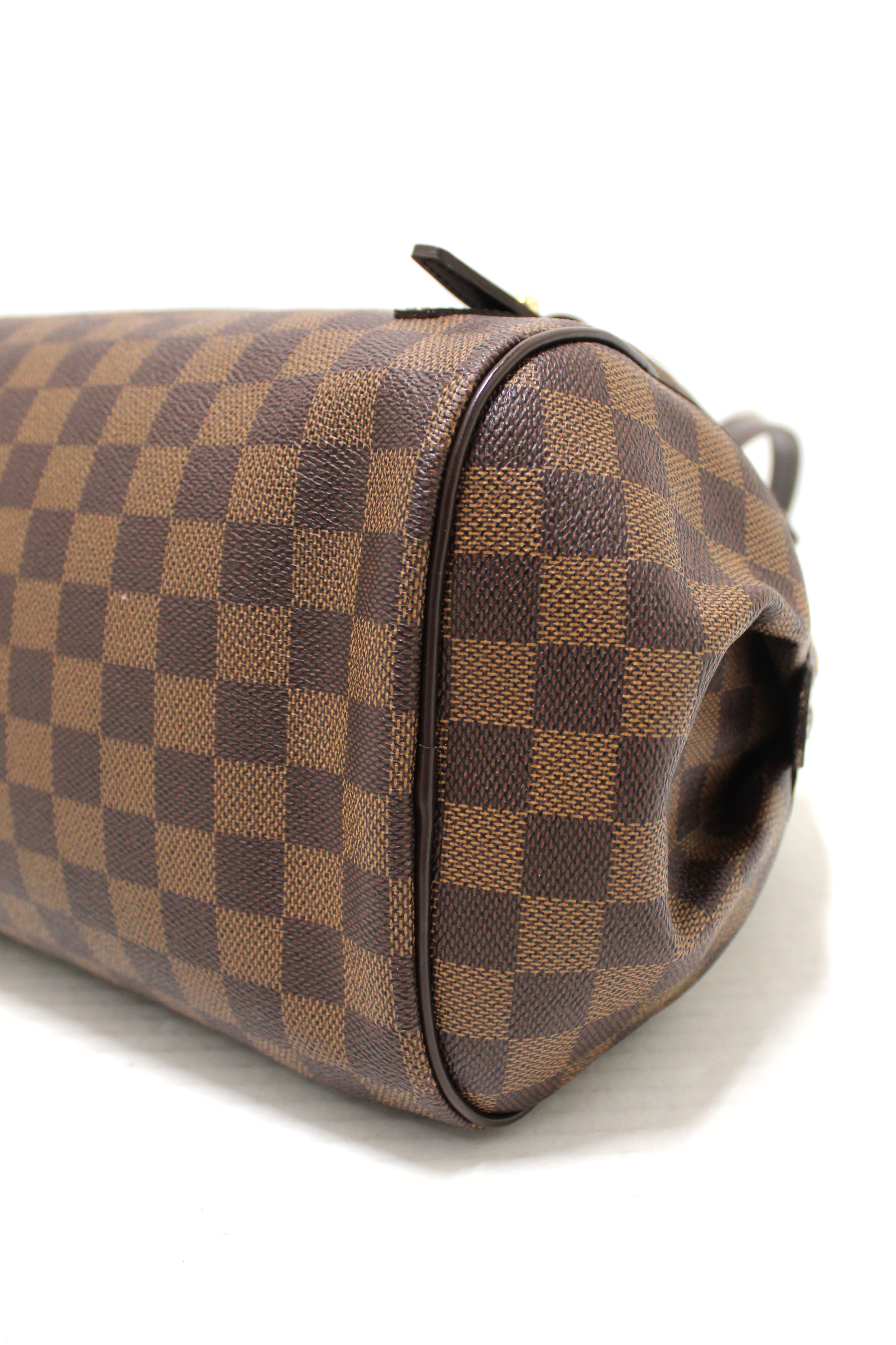 Authentic Louis Vuitton Damier Ebene Rivington GM Shoulder Bag for Women - Luxury Designer Handbag for Work, Travel & Everyday Use