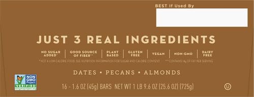 Larabar Pecan Pie - Gluten Free Vegan Fruit & Nut Energy Bar, 1.6 oz (16 Count Pack) - Healthy Snack for Hiking, Travel & On-the-Go Nutrition