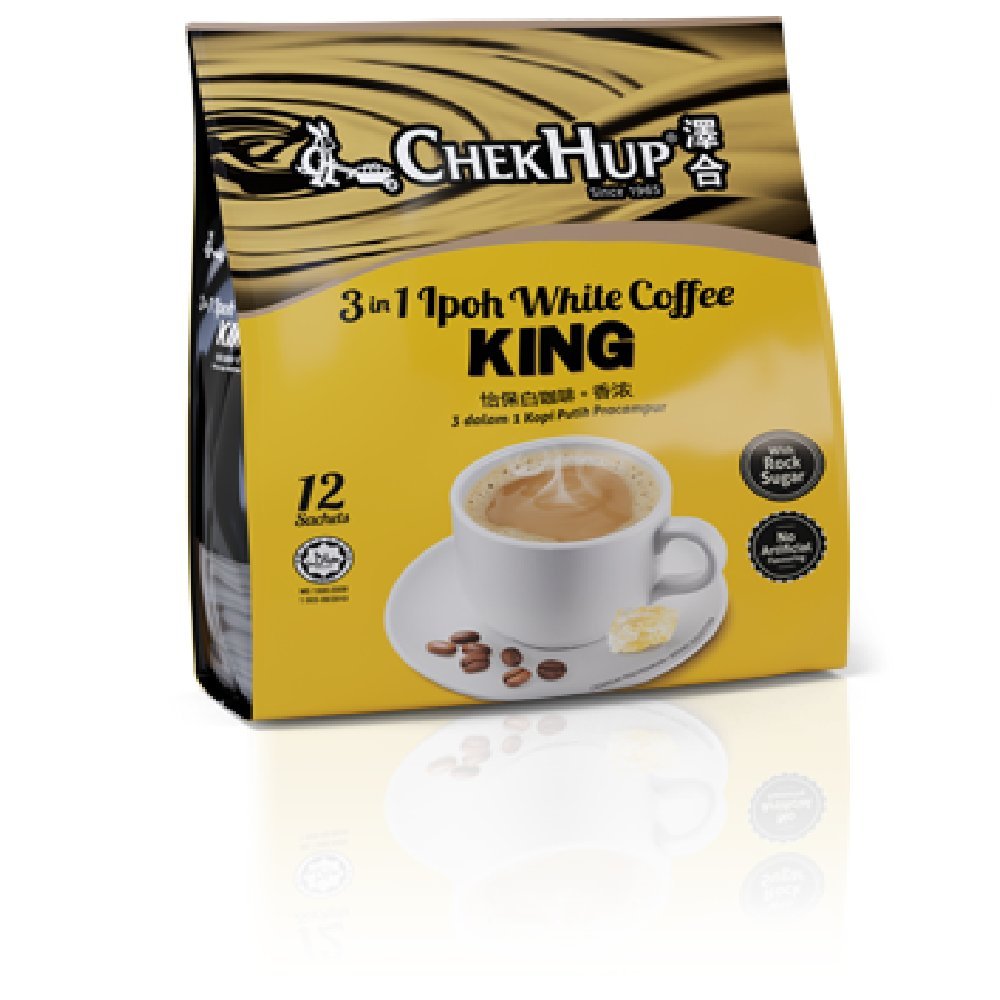 Chek Hup 3-in-1 Ipoh White Coffee Instant - 3 Pack for Office & Home