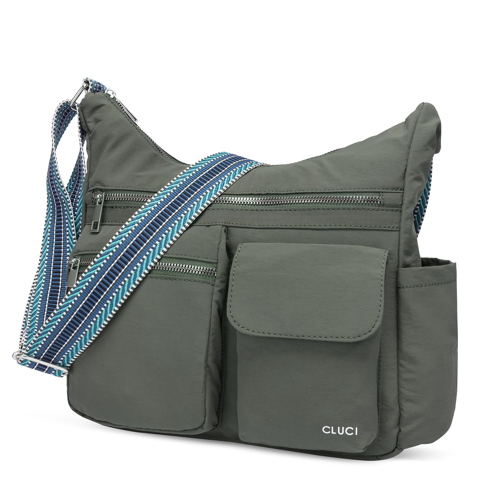 CLUCI Women's Anti-Theft Crossbody Bag - Waterproof Nylon Purse for Travel & Daily Use