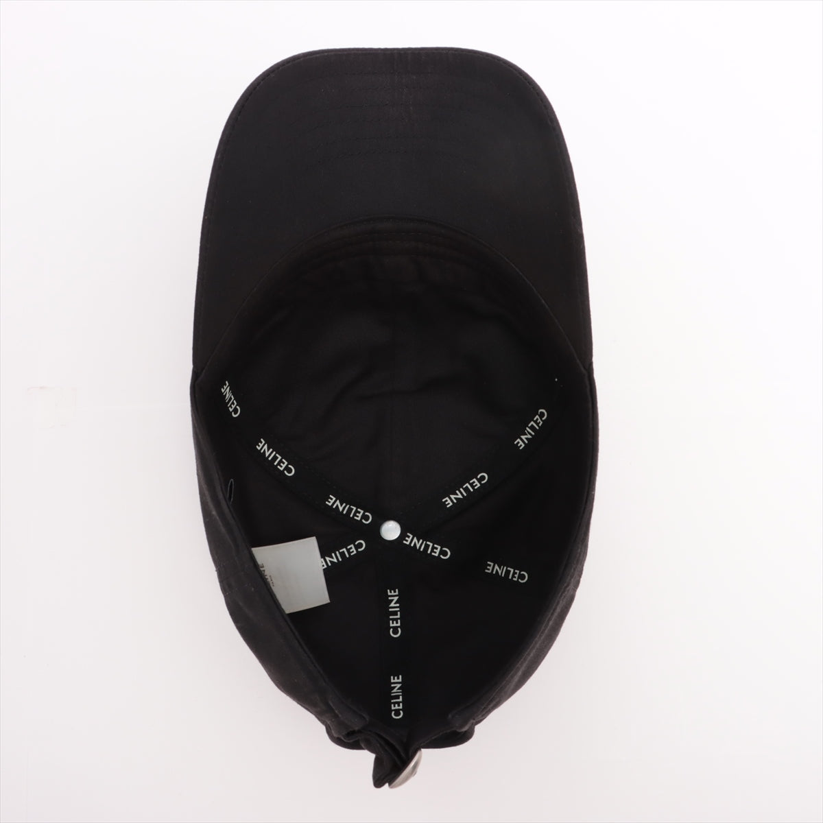 Celine Logo Black Baseball Cap for Men & Women - Adjustable Medium Size - Stylish Fashion Hat for Casual Wear, Outdoor Activities & Sports