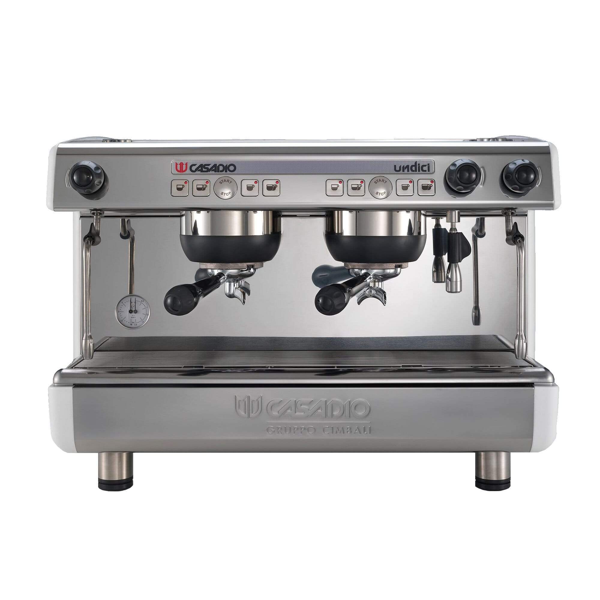 Casadio Undici A 2 Group Commercial Espresso Machine - Professional Coffee Maker for Cafes, Restaurants & Coffee Shops - Perfect for High-Volume Brewing & Latte Art