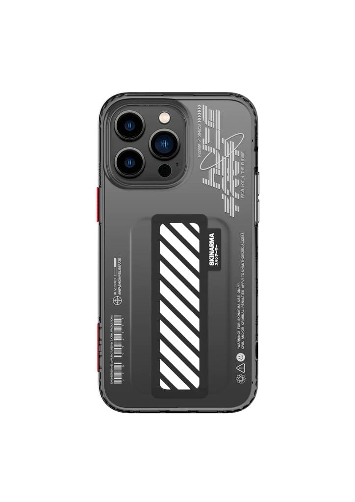 iPhone 14 Pro Max Clear Kickstand Case with Magnetic Ring - Skinarma KAZE Protective Cover | Perfect for Work, Travel & Everyday Use