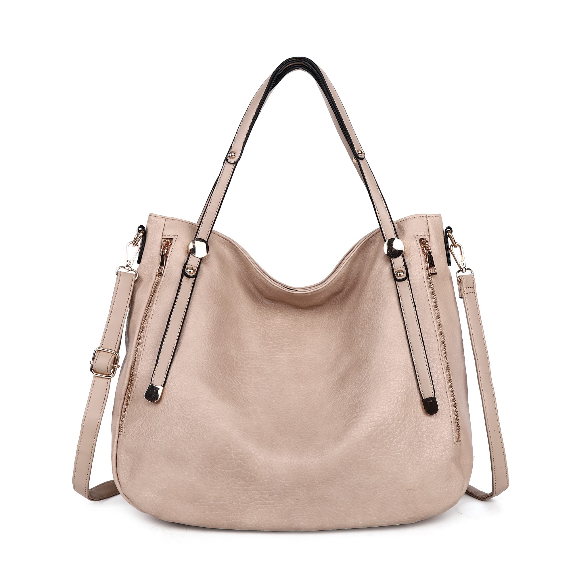 Vegan Leather Hobo Shoulder Bag for Women - Large Capacity Crossbody Purse with Adjustable Straps | Perfect for Work, Travel & Everyday Use