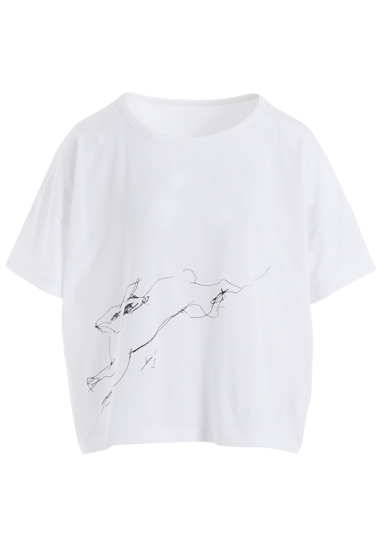 Stylish Cotton Jersey Animal Print Cropped Half Sleeve T-Shirt for Women - Trendy Casual Wear for Summer, Outings & Street Fashion
