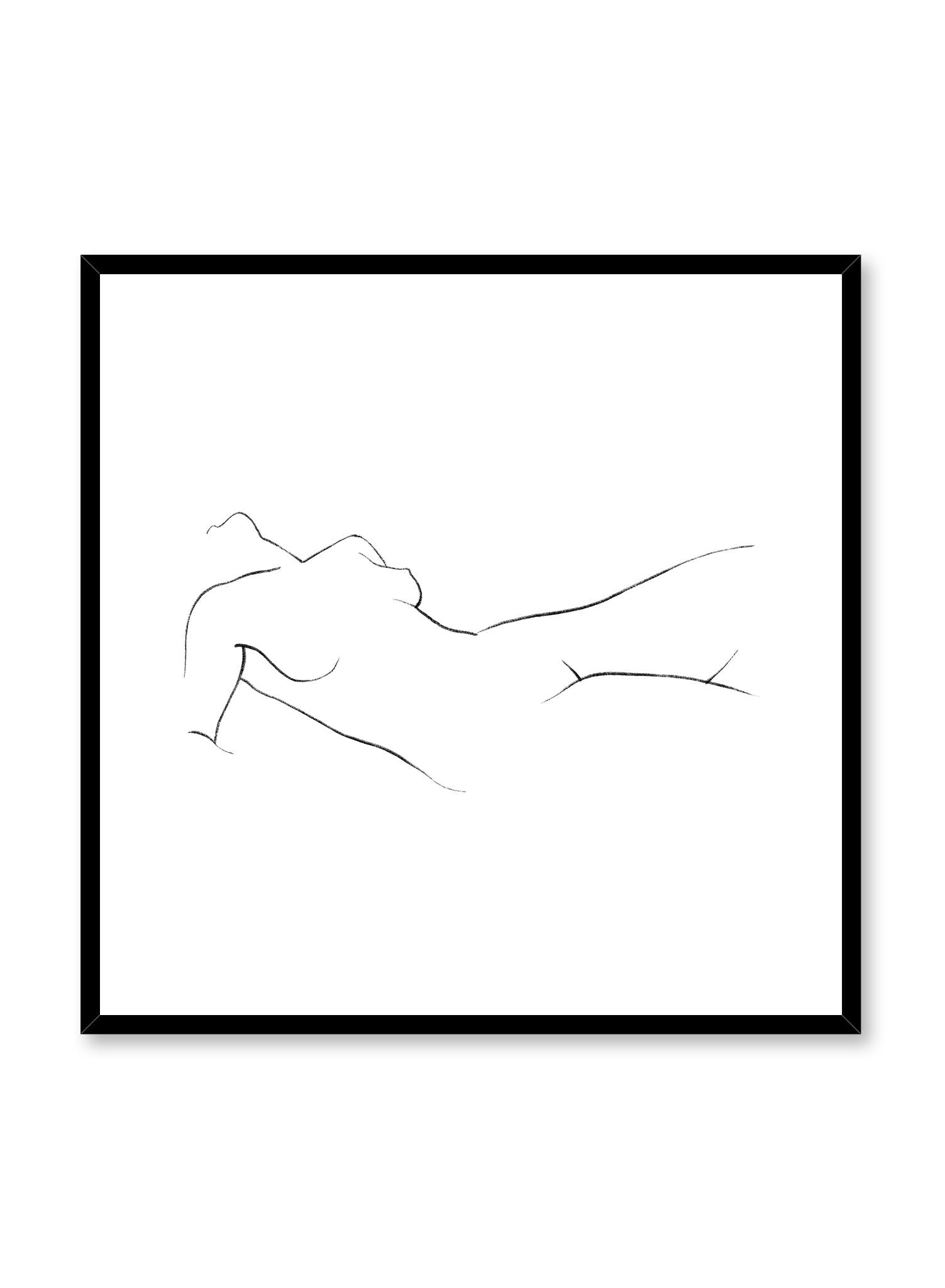 Nude Landscape Art Print - High Quality Wall Decor for Living Room, Bedroom & Office | Modern Home & Office Aesthetic