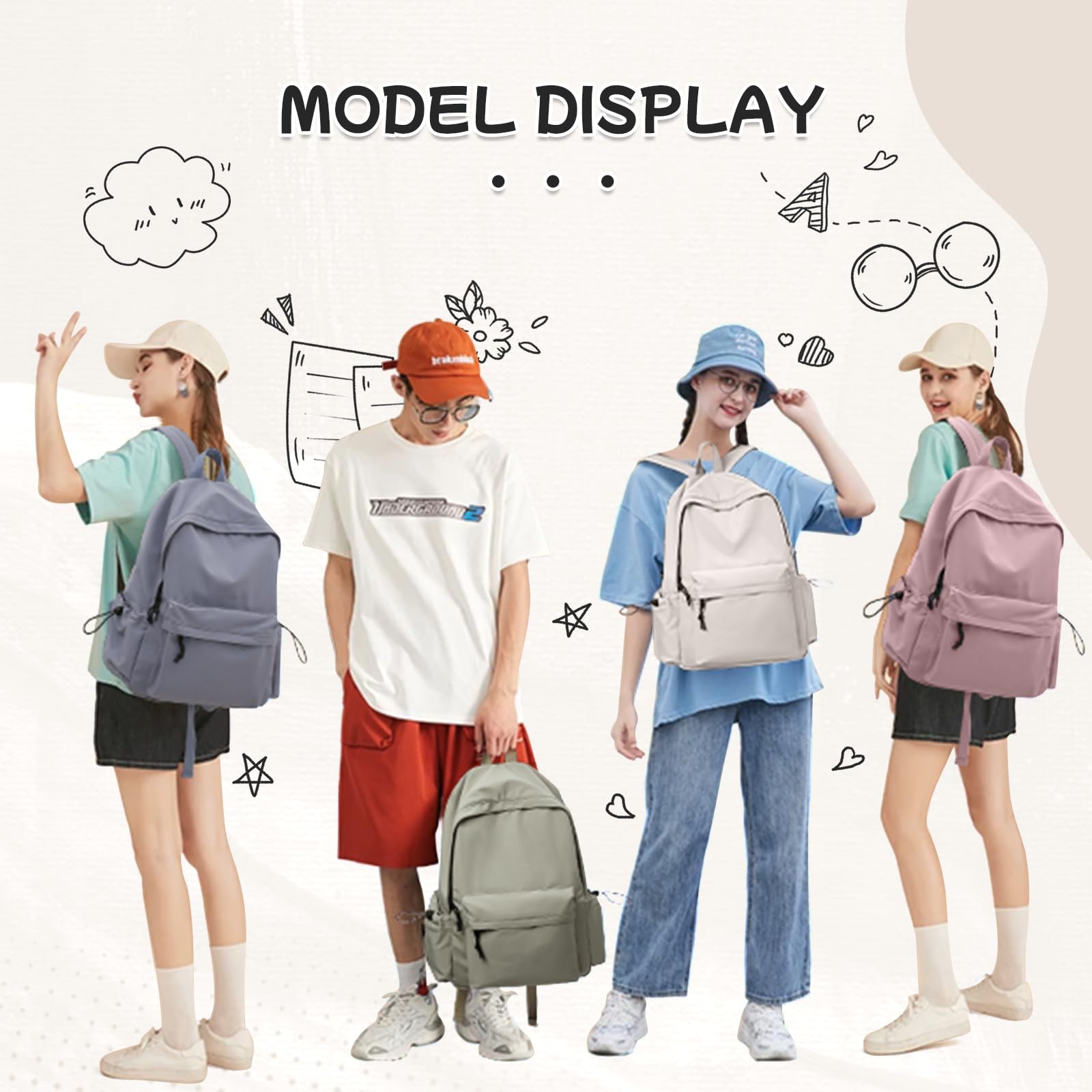 Women's Waterproof Gym Backpack - Foldable Sports Bag for Yoga & Travel