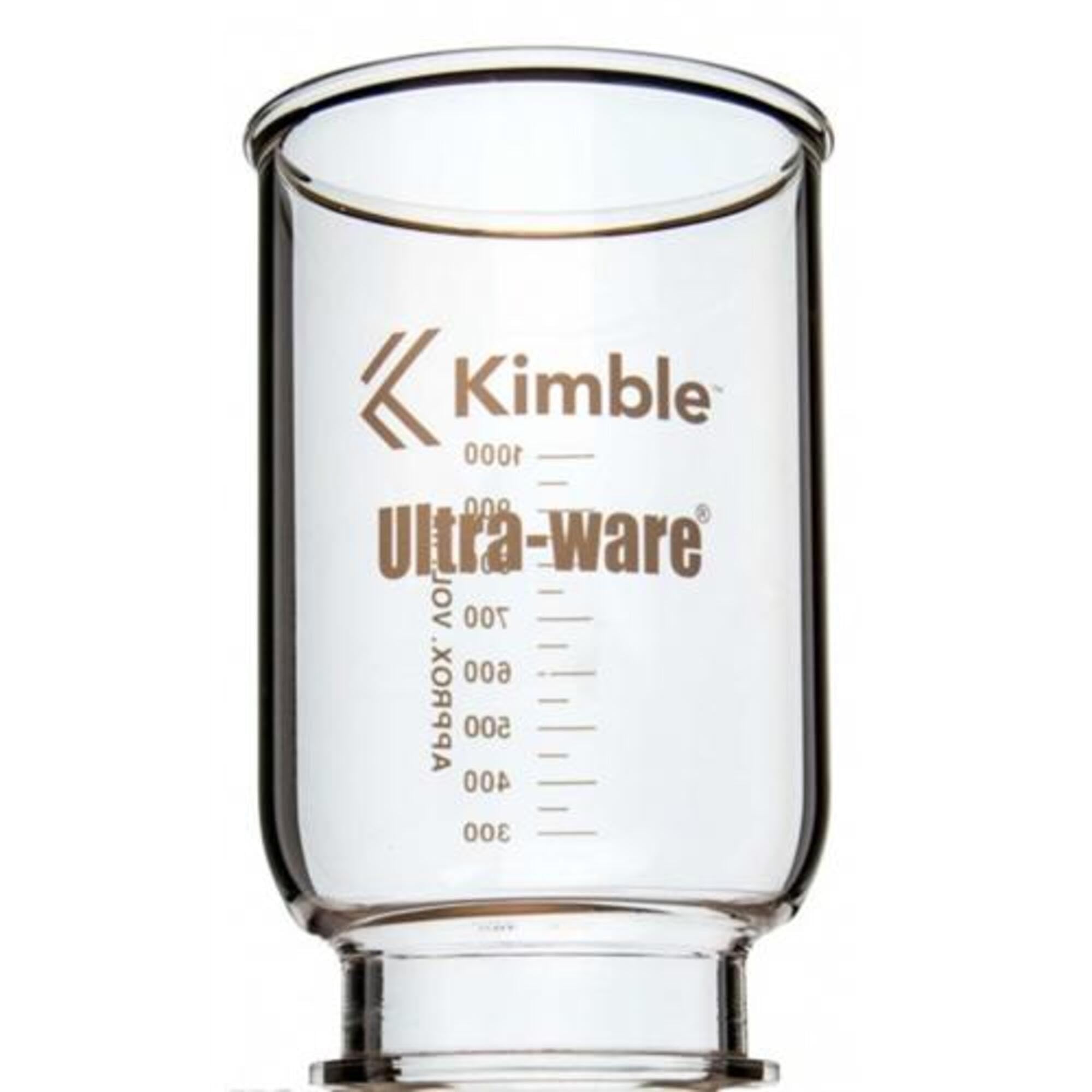 Kimble Chase 953985-0090 Glass Funnel for 90mm Conversion Base - 1000mL Capacity - Laboratory Equipment for Precise Liquid Transfer & Chemical Experiments